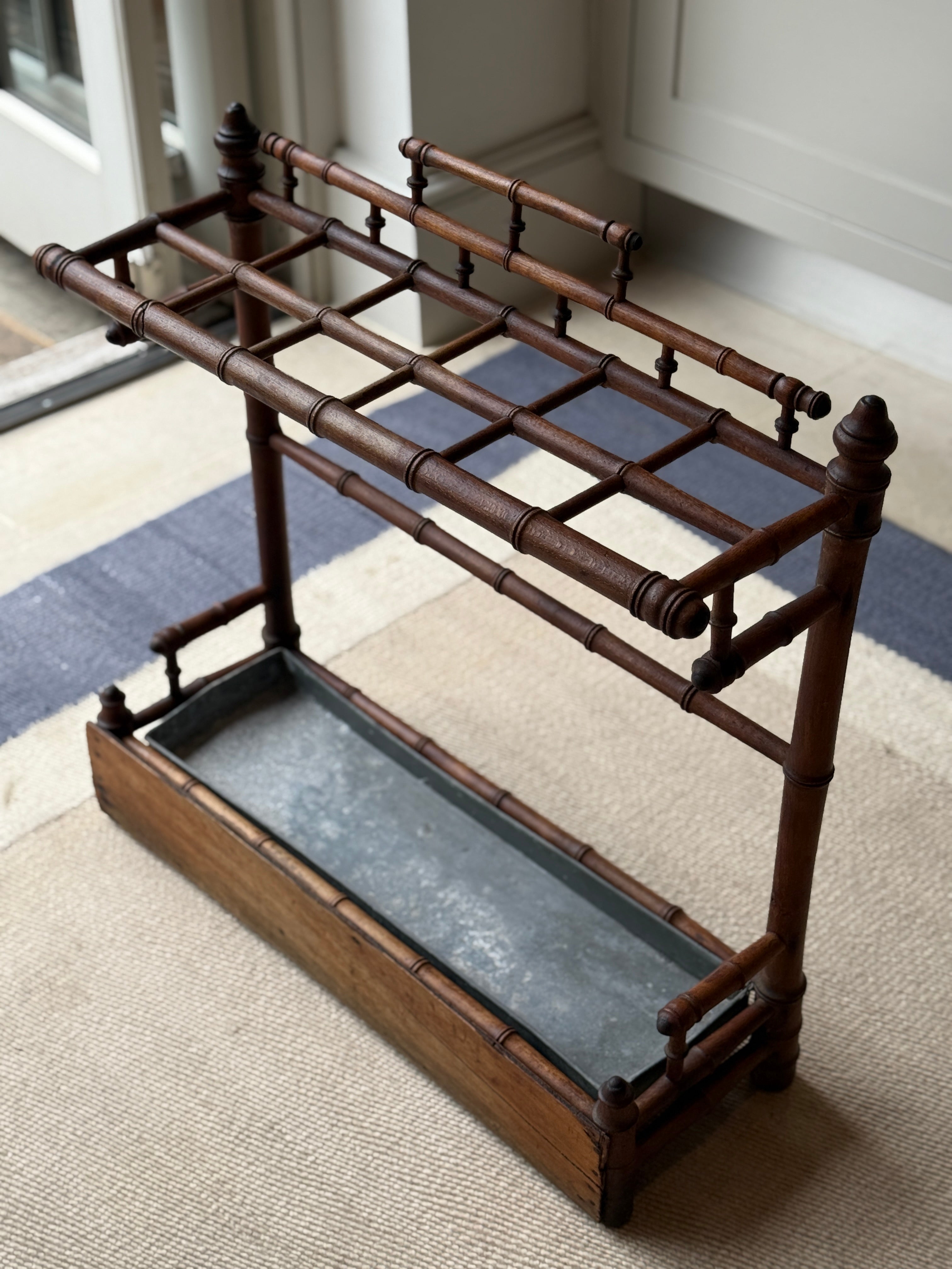 French Faux Bamboo Stick Stand