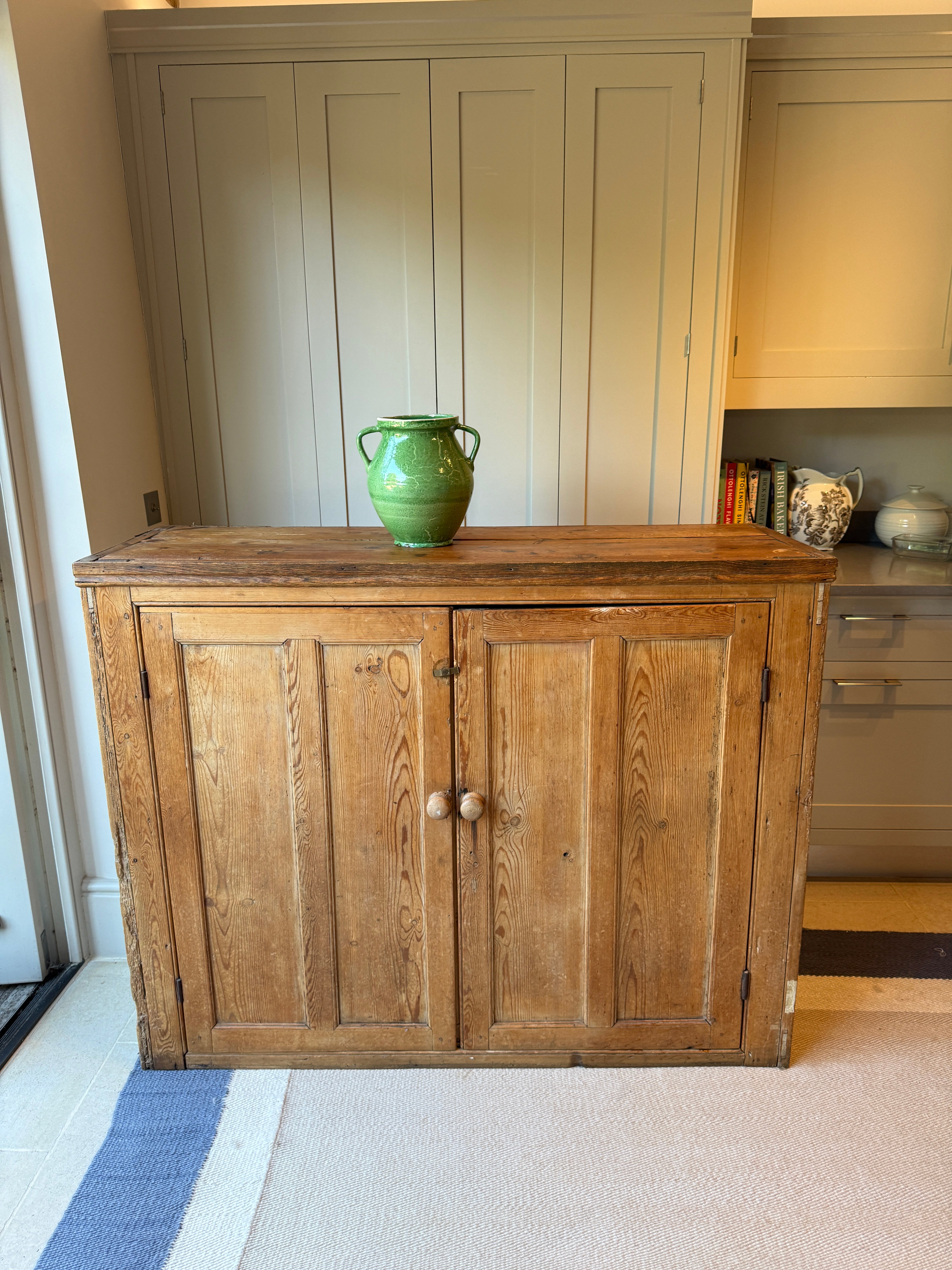 Large Antique Pine Cupboard