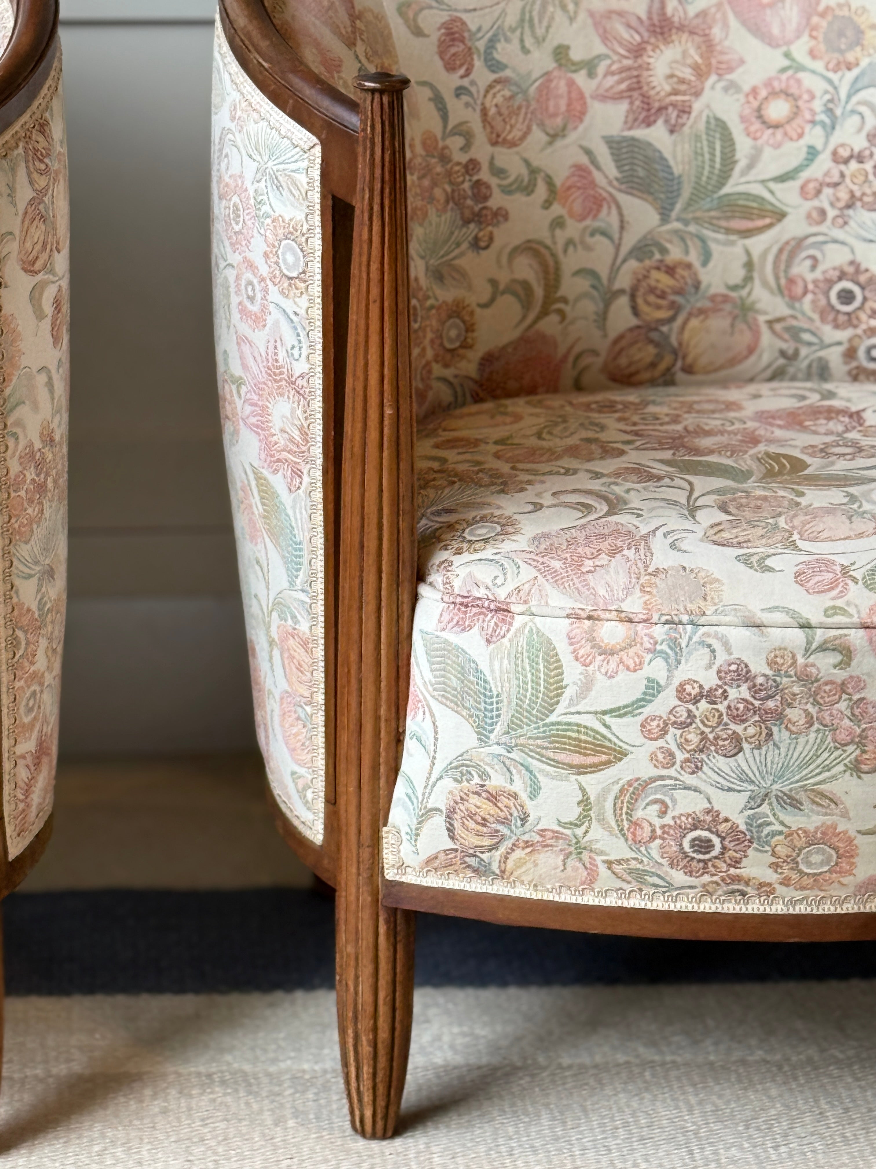 Pair of French Art Deco Chairs