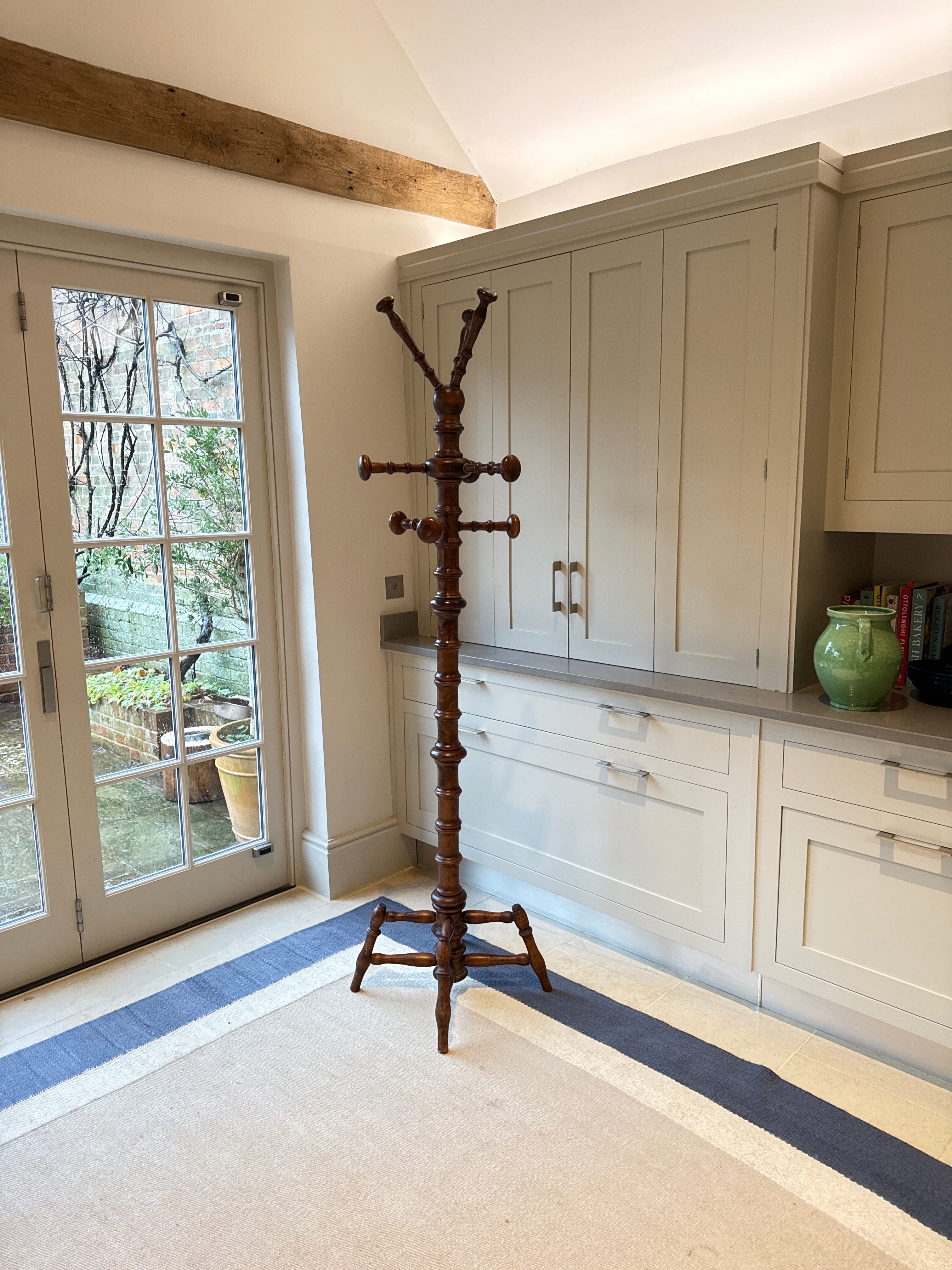 Very Tall Faux Bamboo Coat and Hat Stand