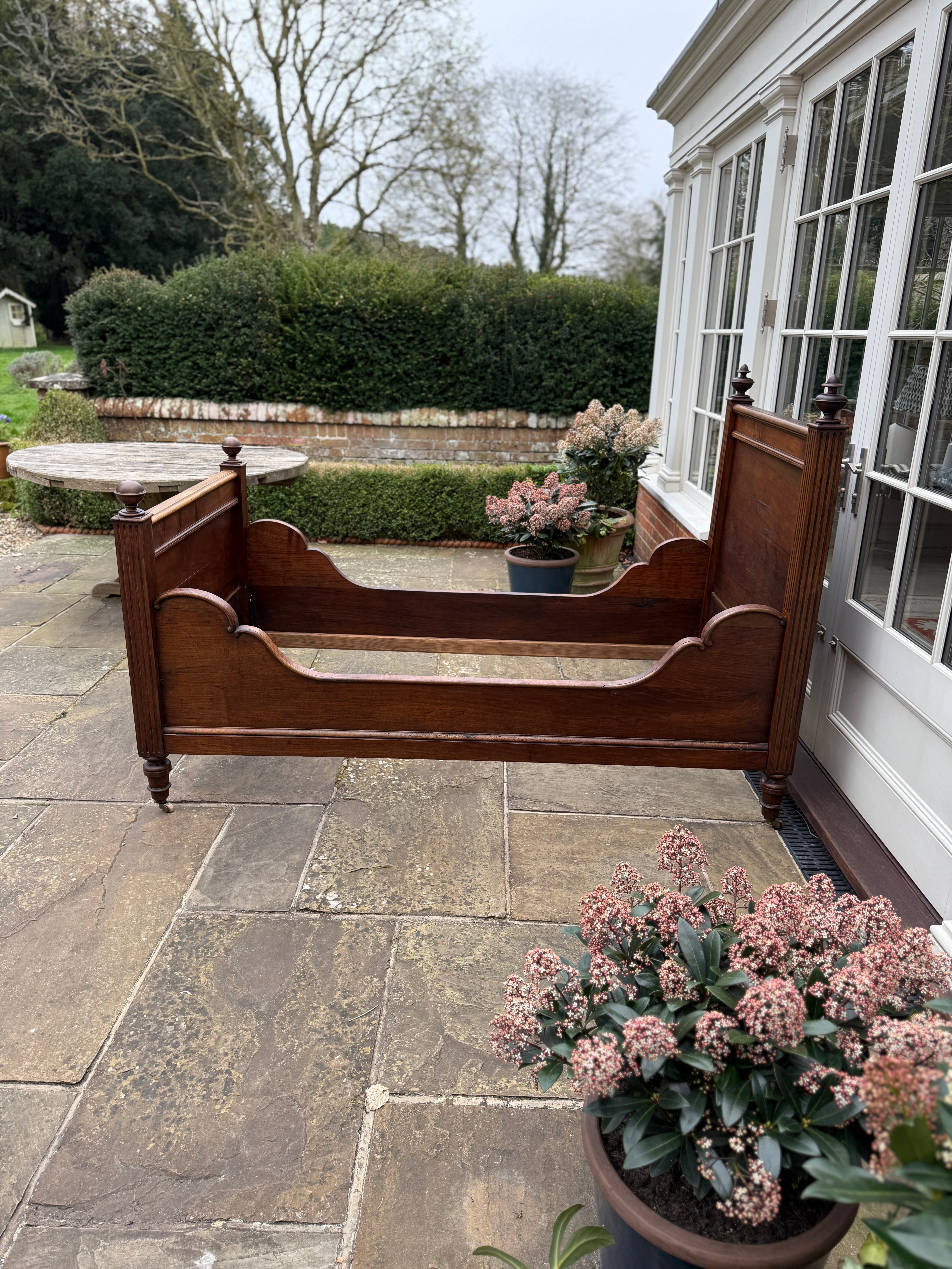 19th Century French Bateau Lit