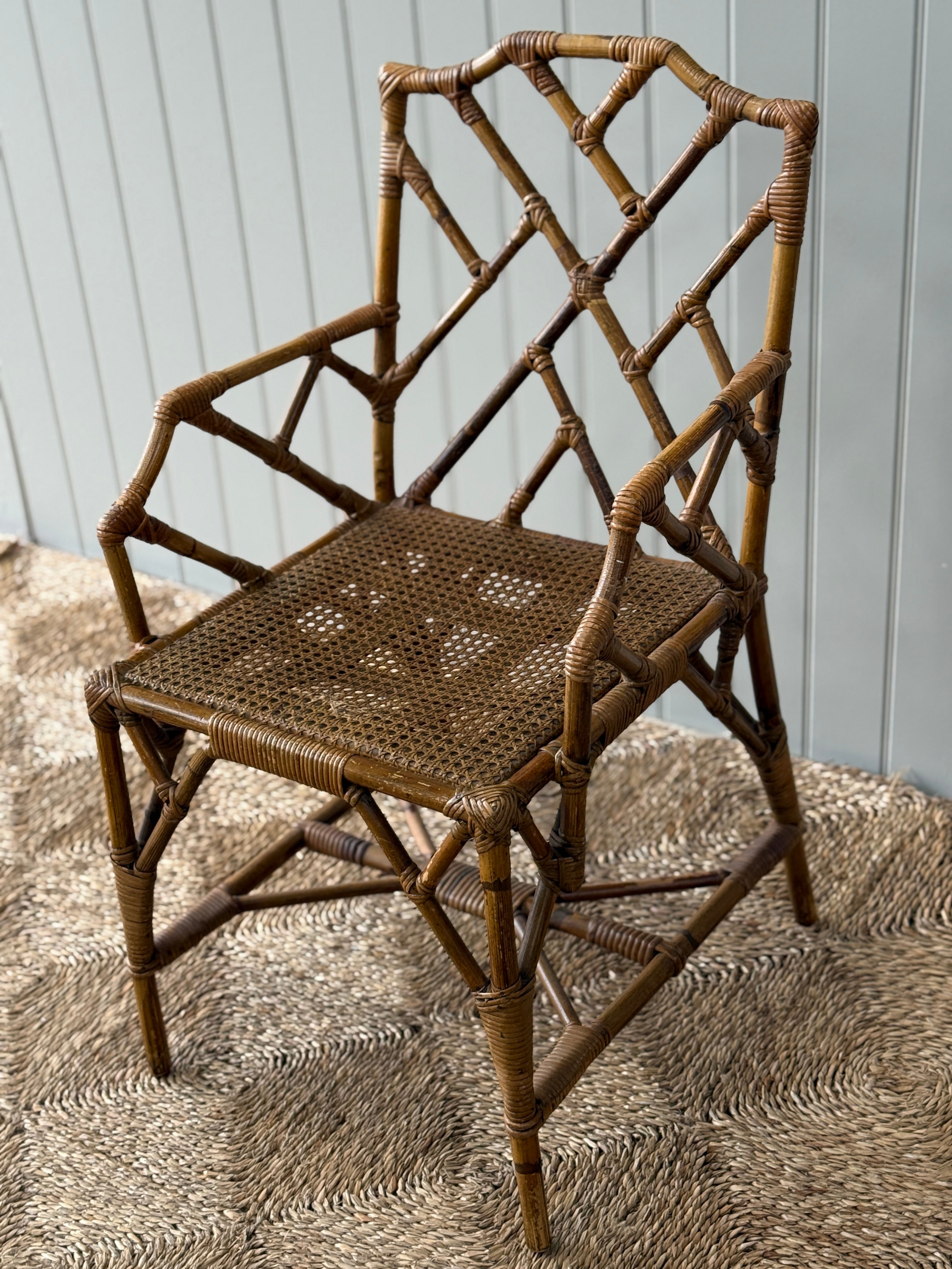 Single Chippendale Style Cane