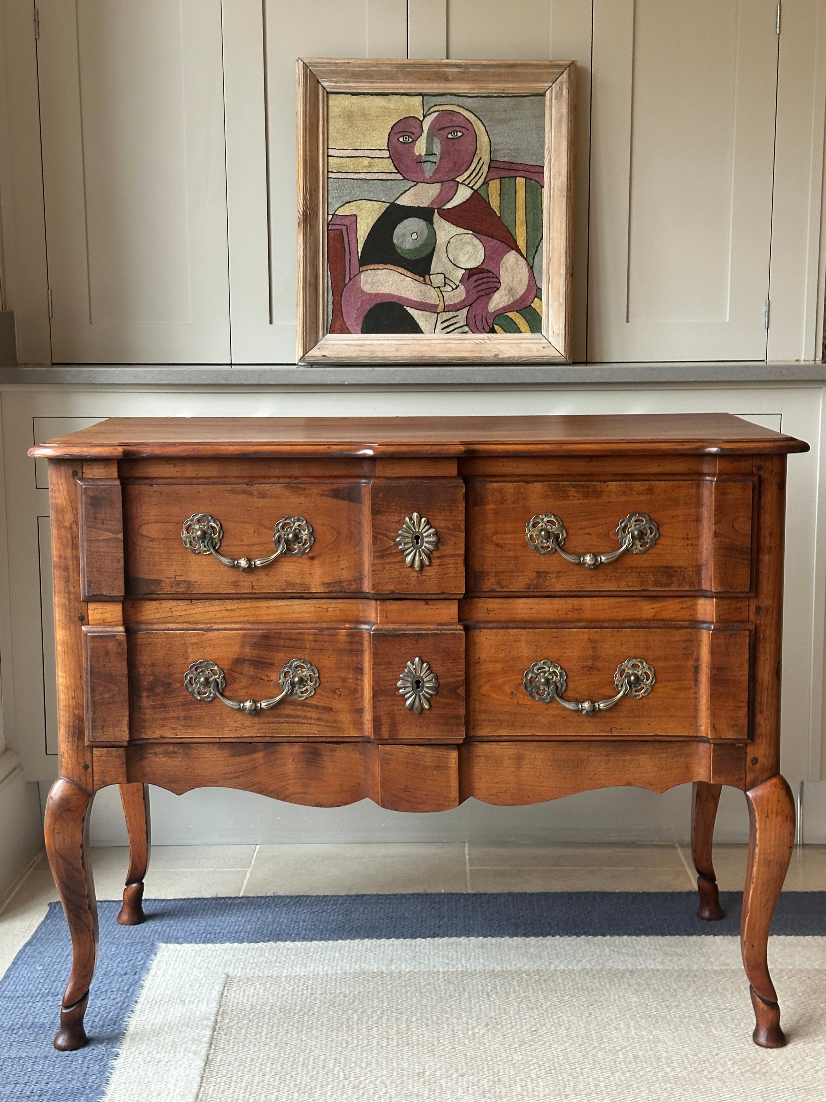 Vintage French Fruitwood Commode