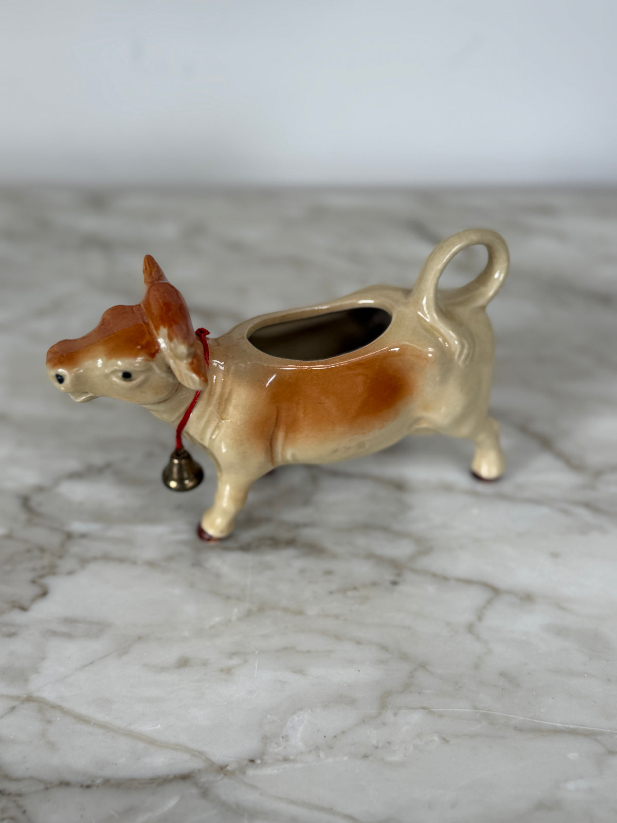 Vintage French Cow Milk Jug