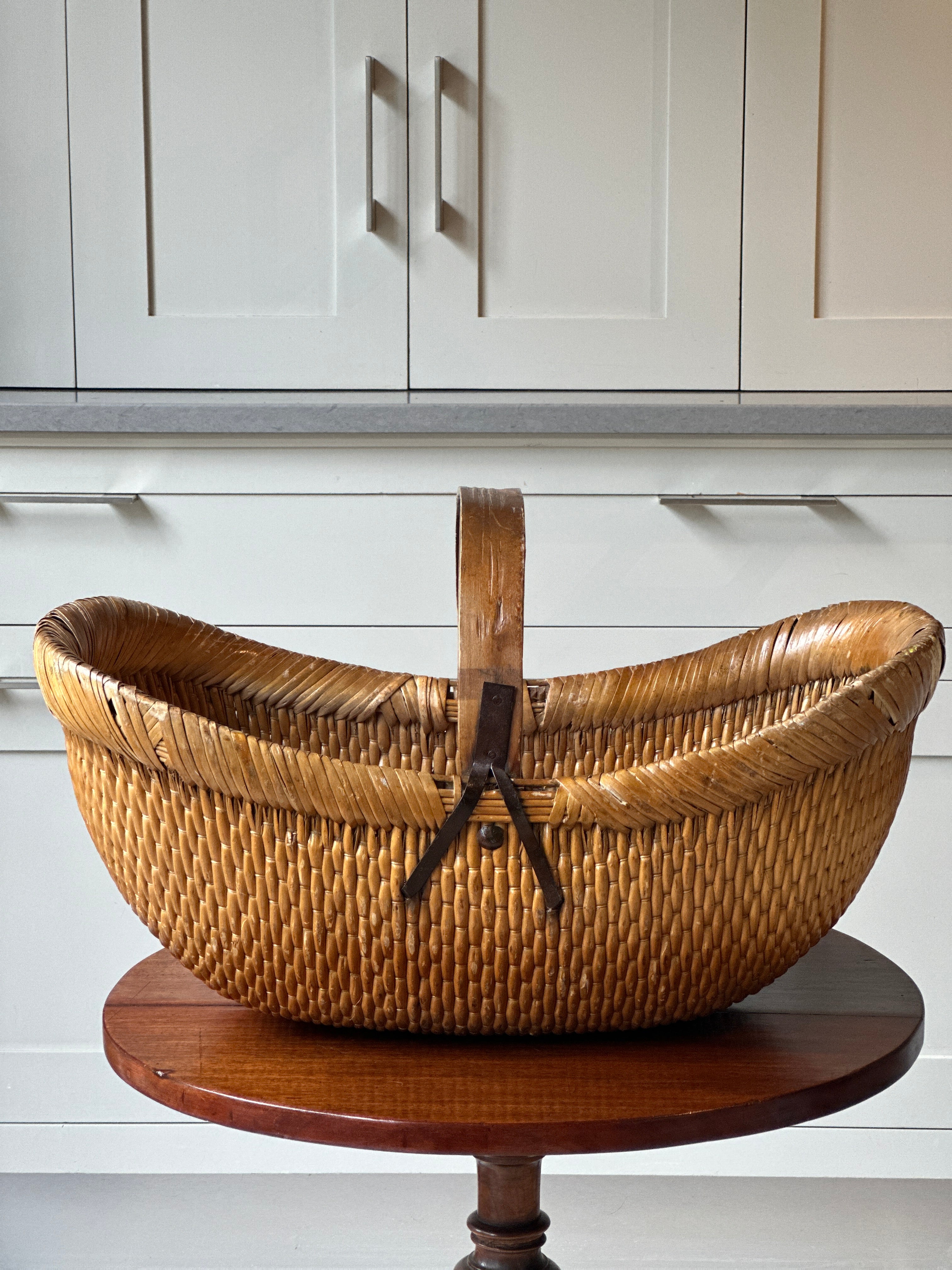 Large Vintage Shopping Basket