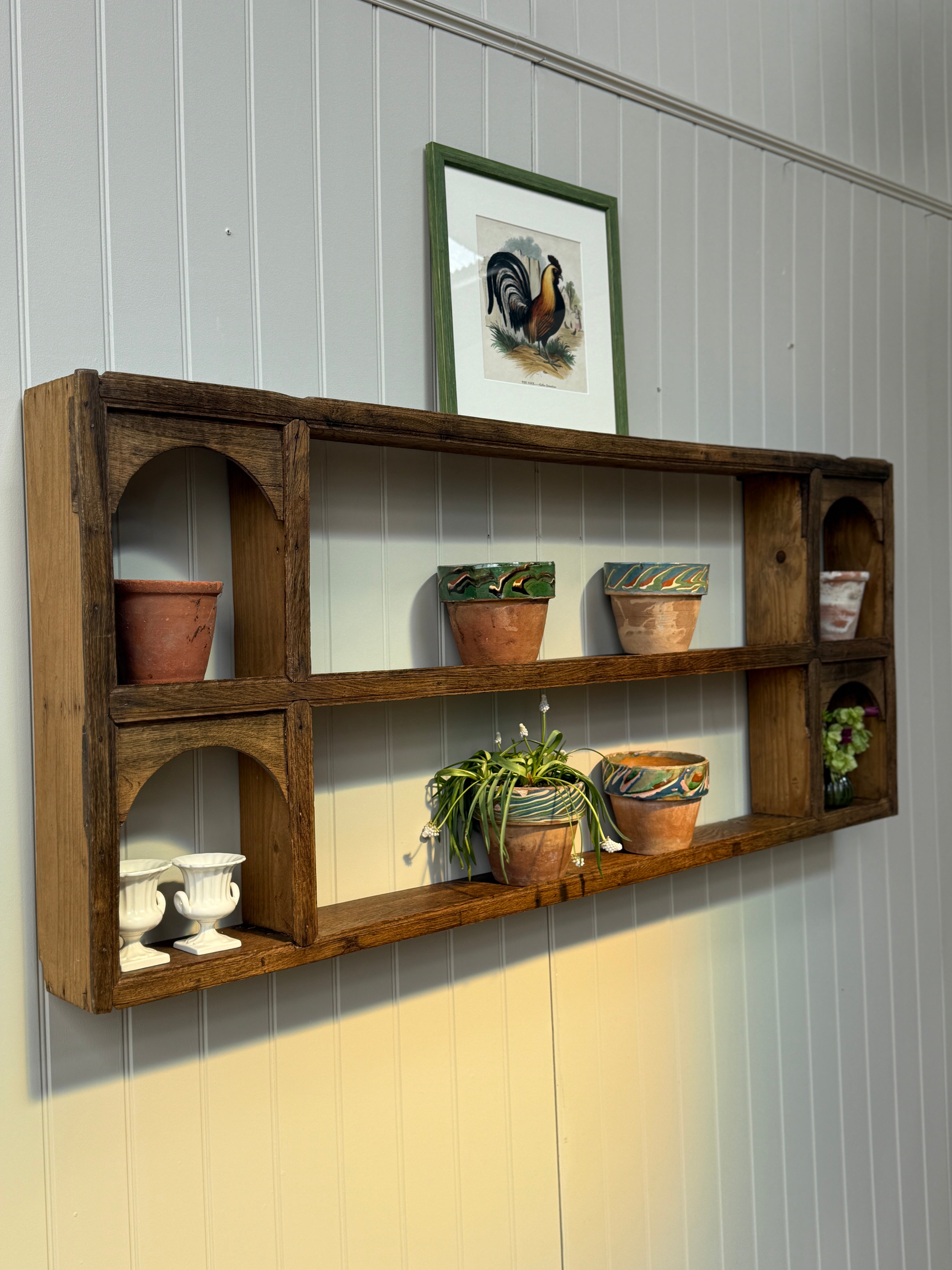 19th Century Solid Oak Rack