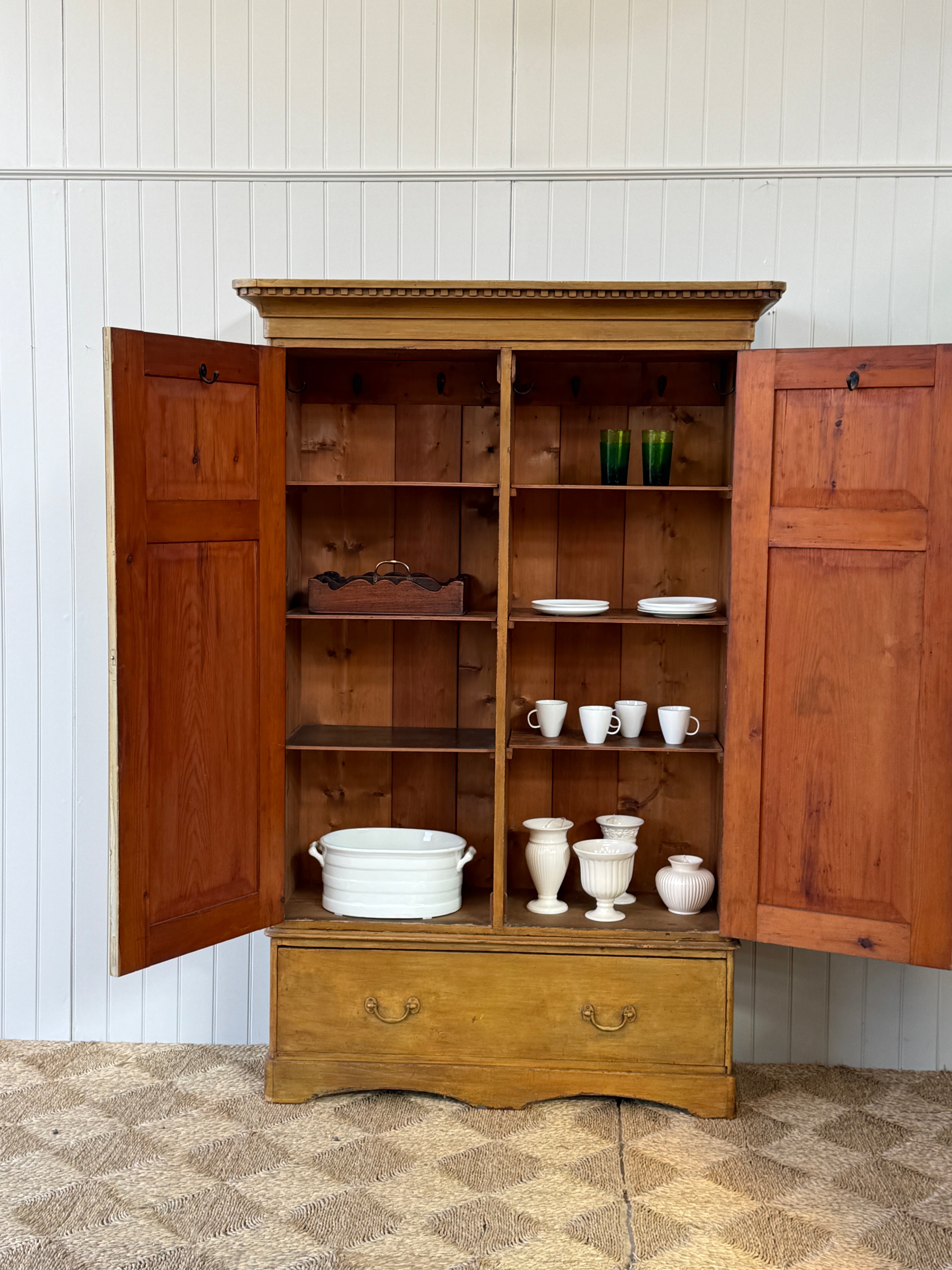 Painted Regency Housekeepers Cupboard