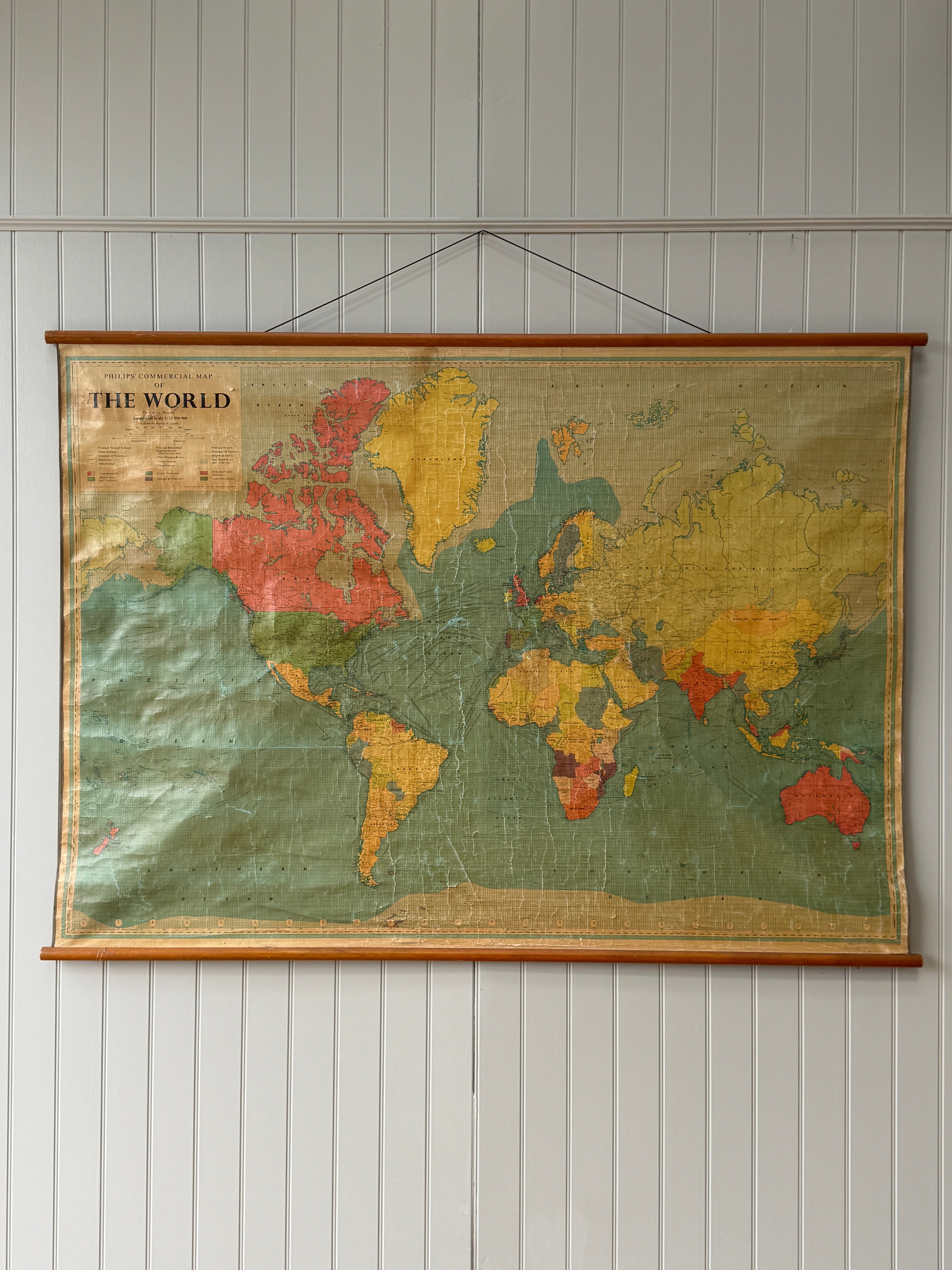 Philips’ Commercial Map of the World