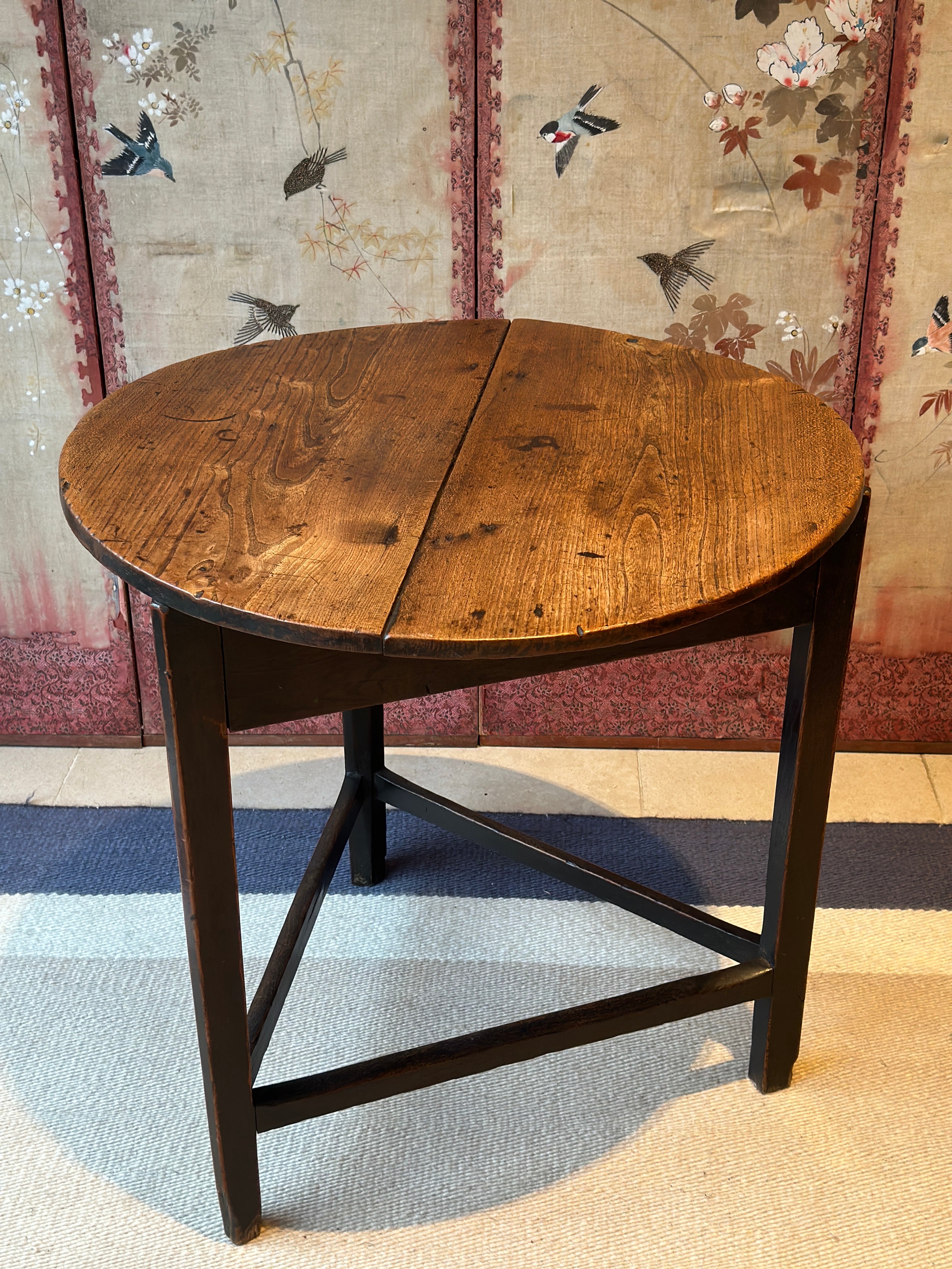 Welsh Dark Oak Cricket Table