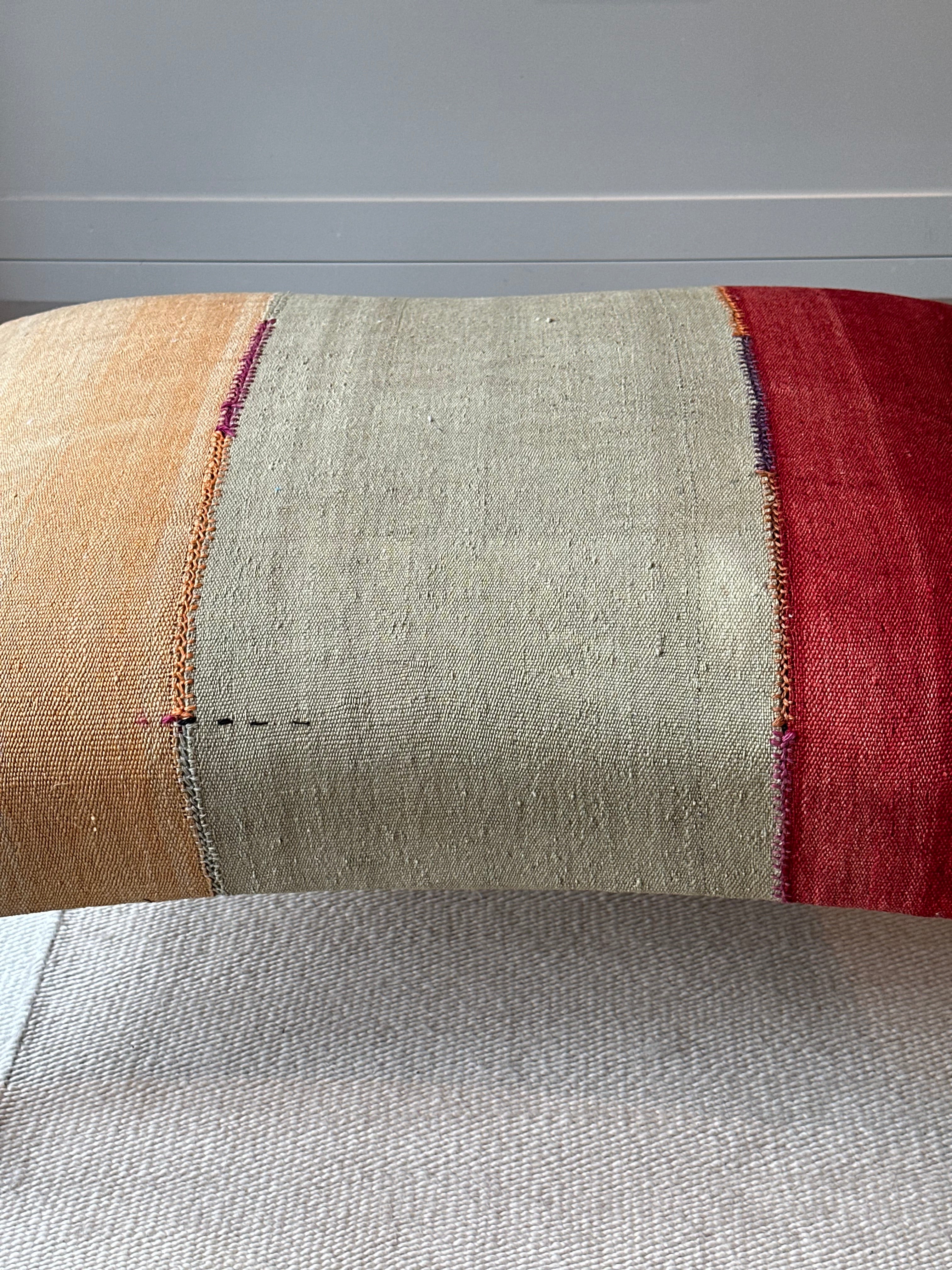 Large Napoleon III Ottoman Footstool