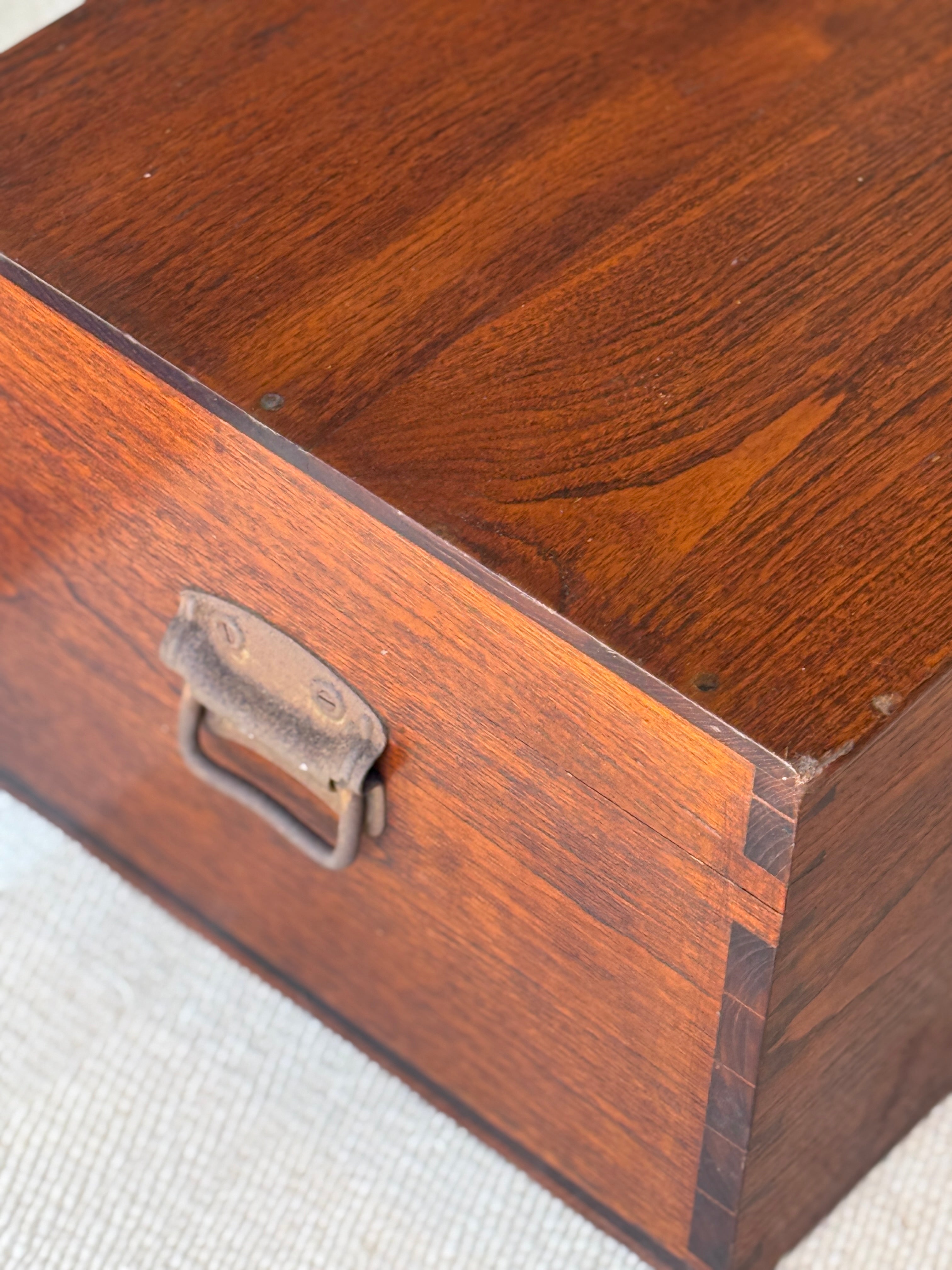Small Teak Trunk with Great History