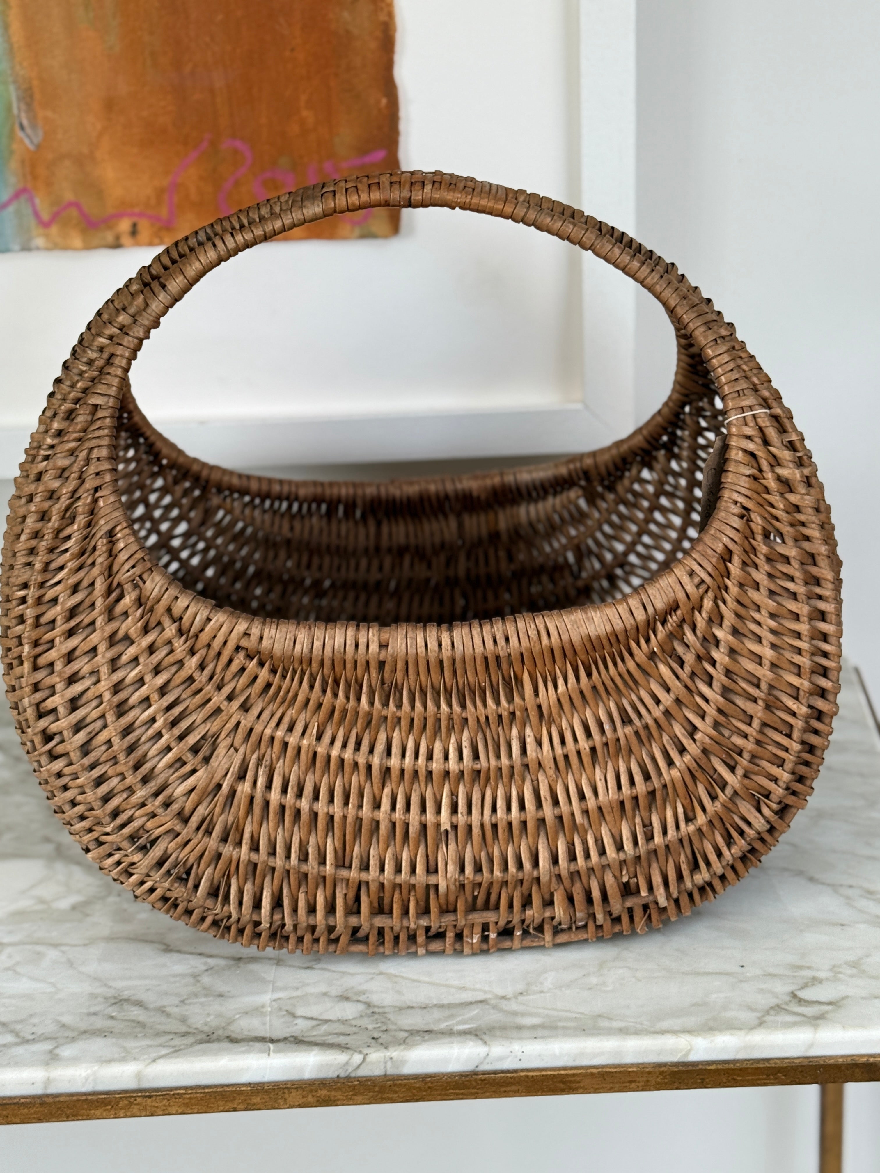 Vintage Gondola Shopping Basket