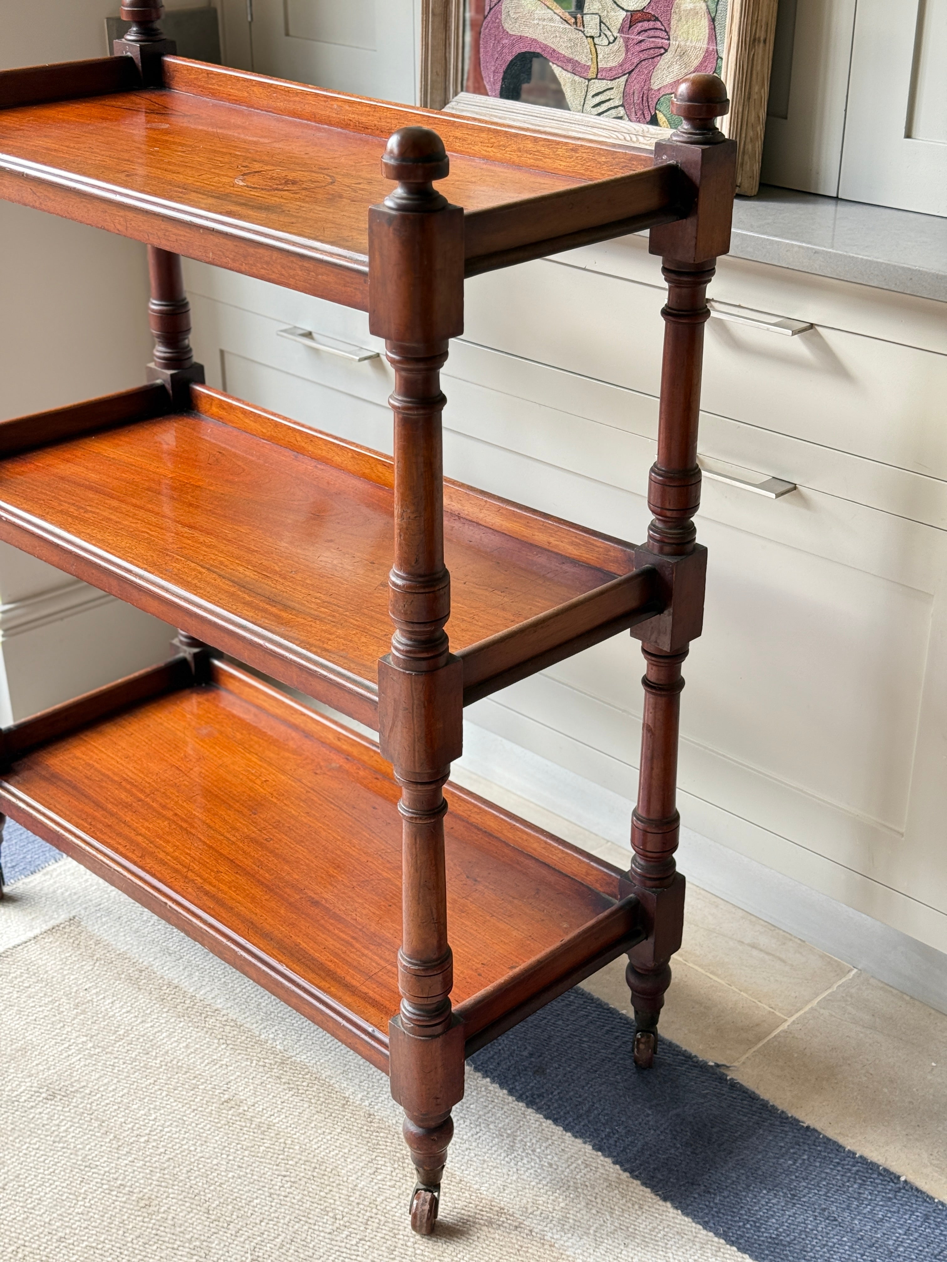 19th Century Mahogany Buffet on Castors