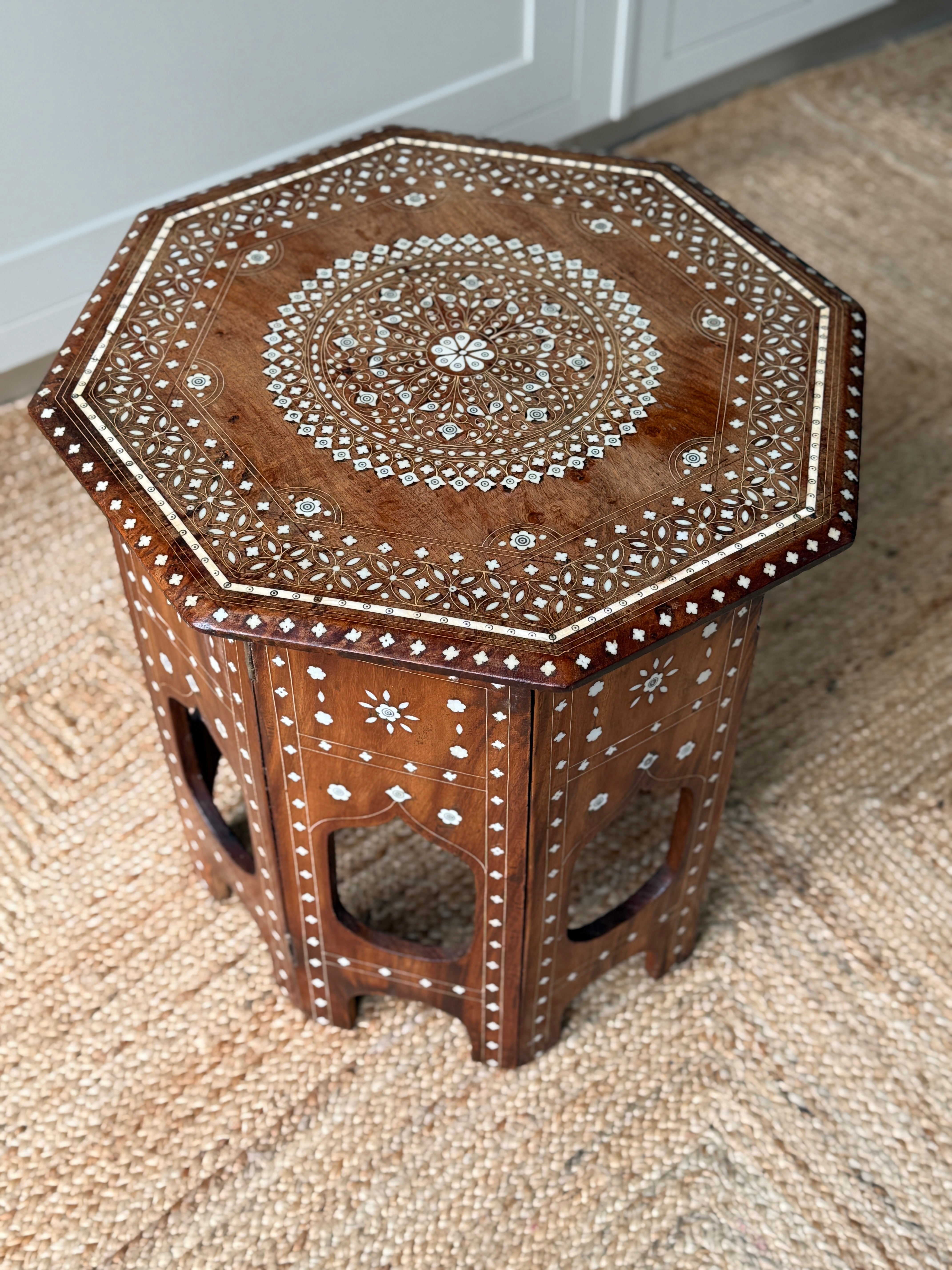 Octagonal Hoshiarpur Side Table