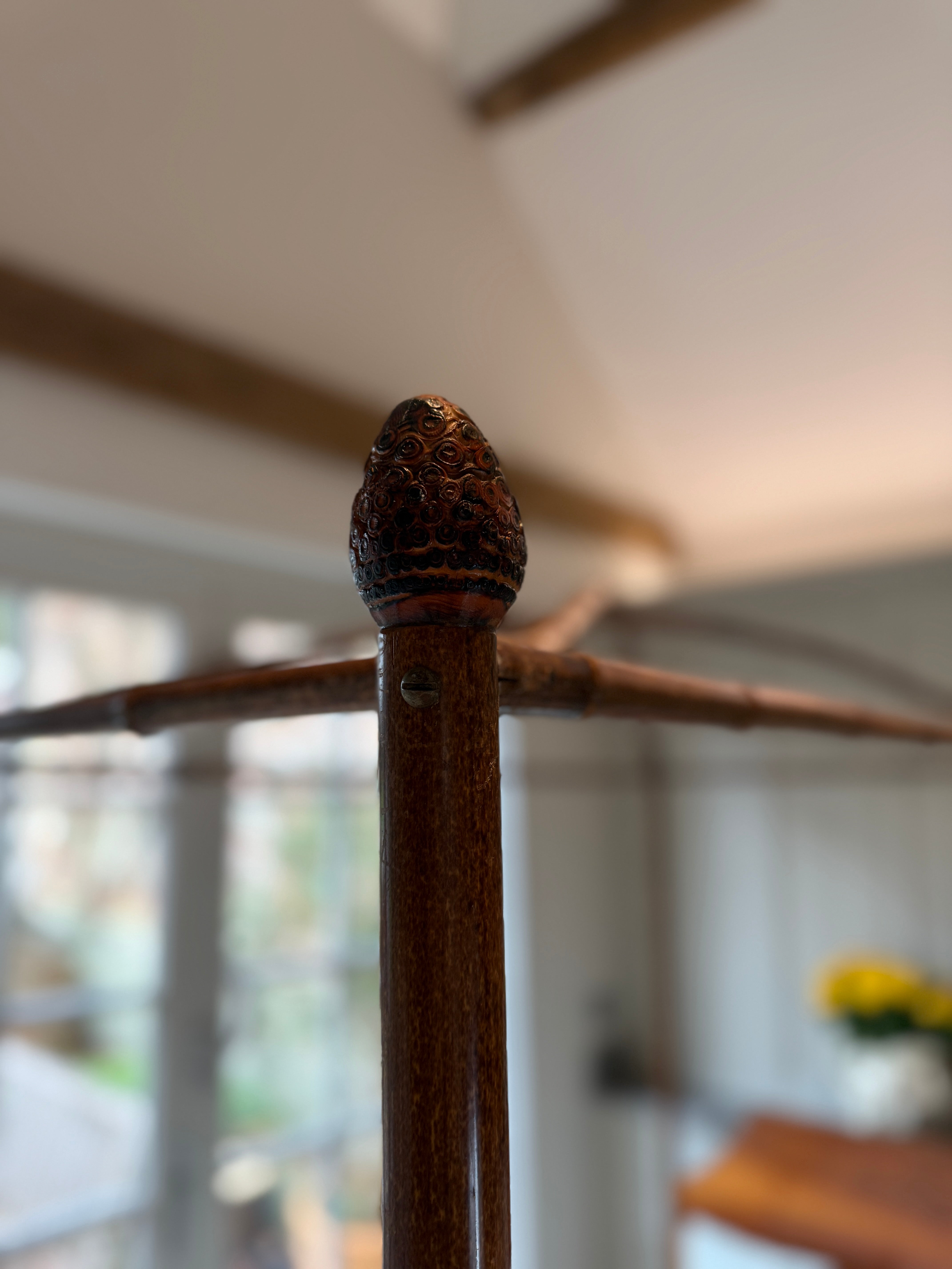 Faux Bamboo Bed with Canopy