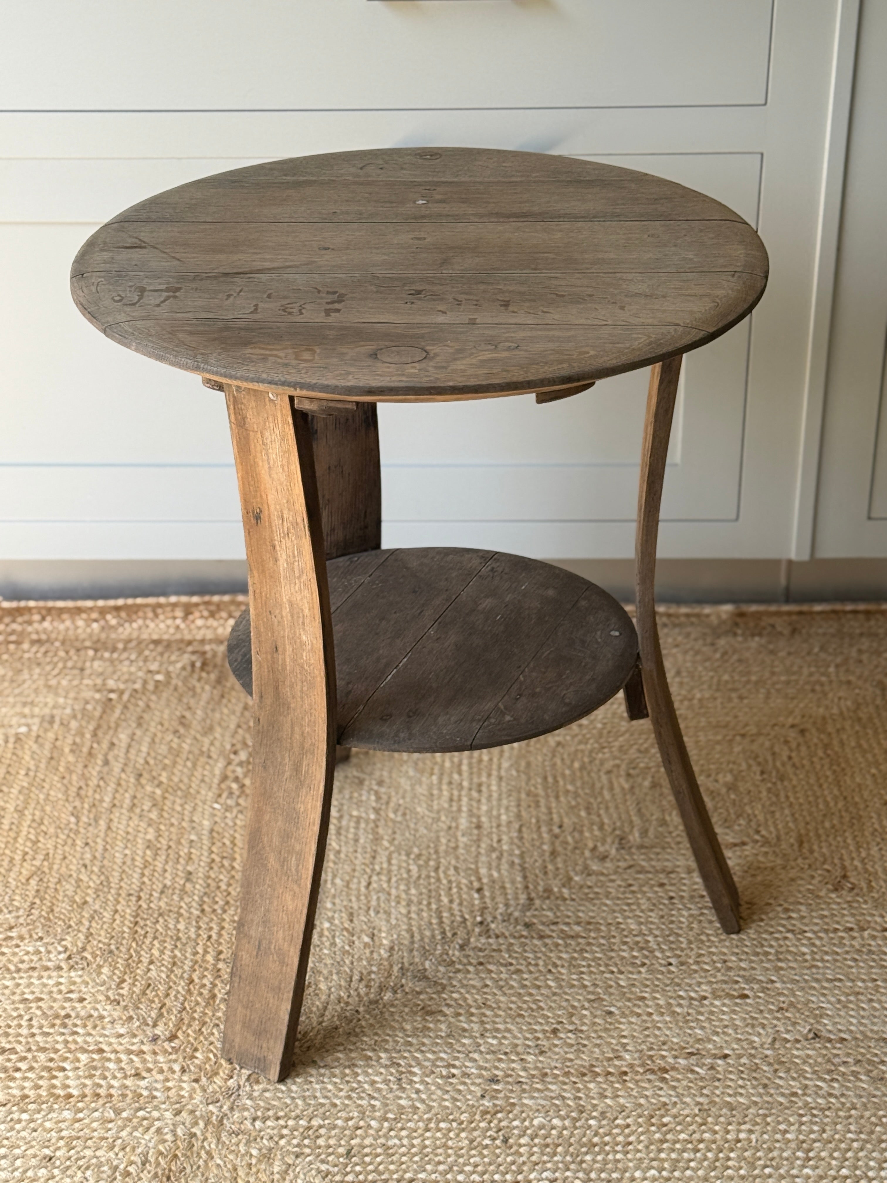 Two-Tier Oak Occasional Table