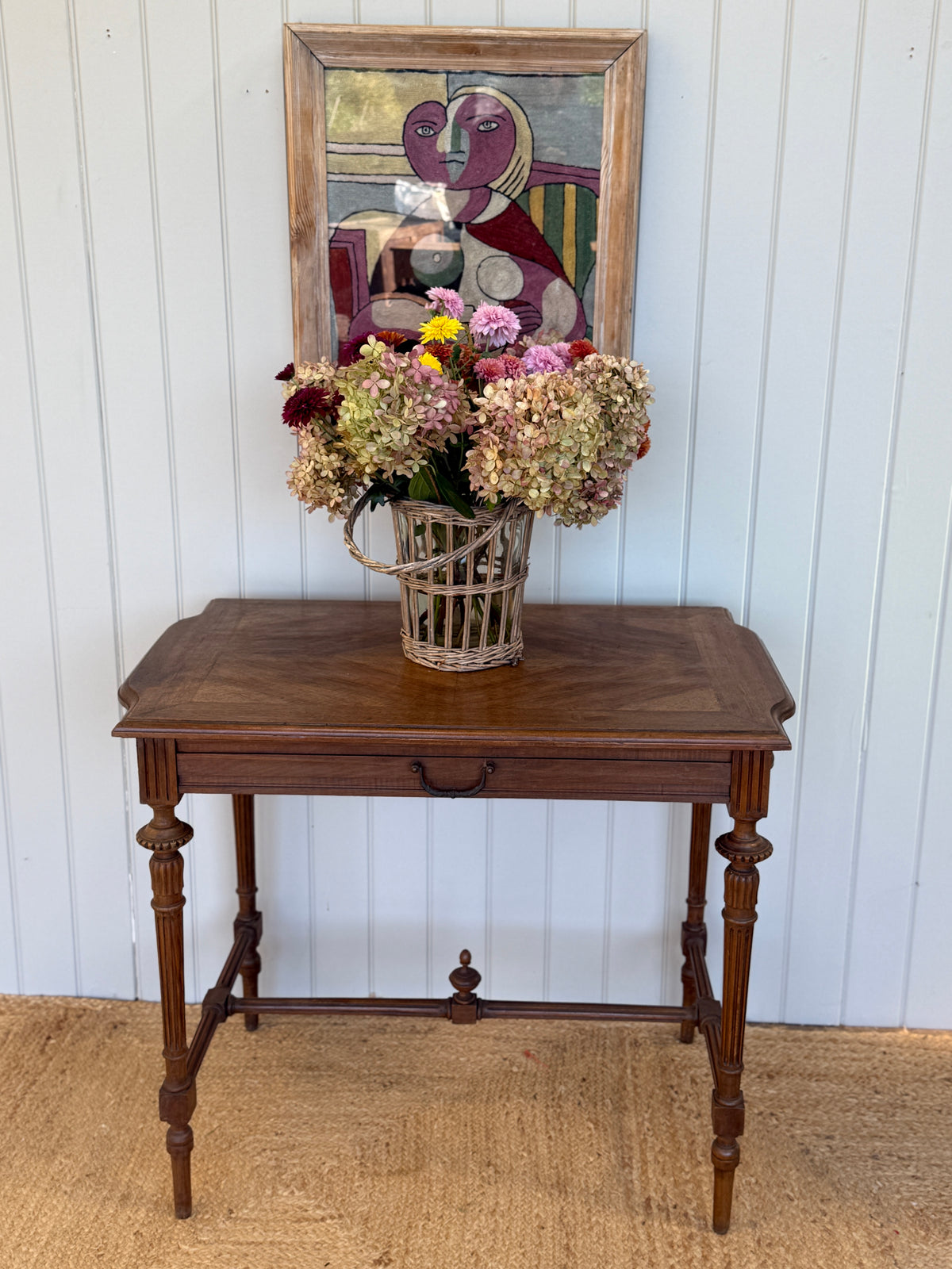 Late 19th Century French Walnut Side Table