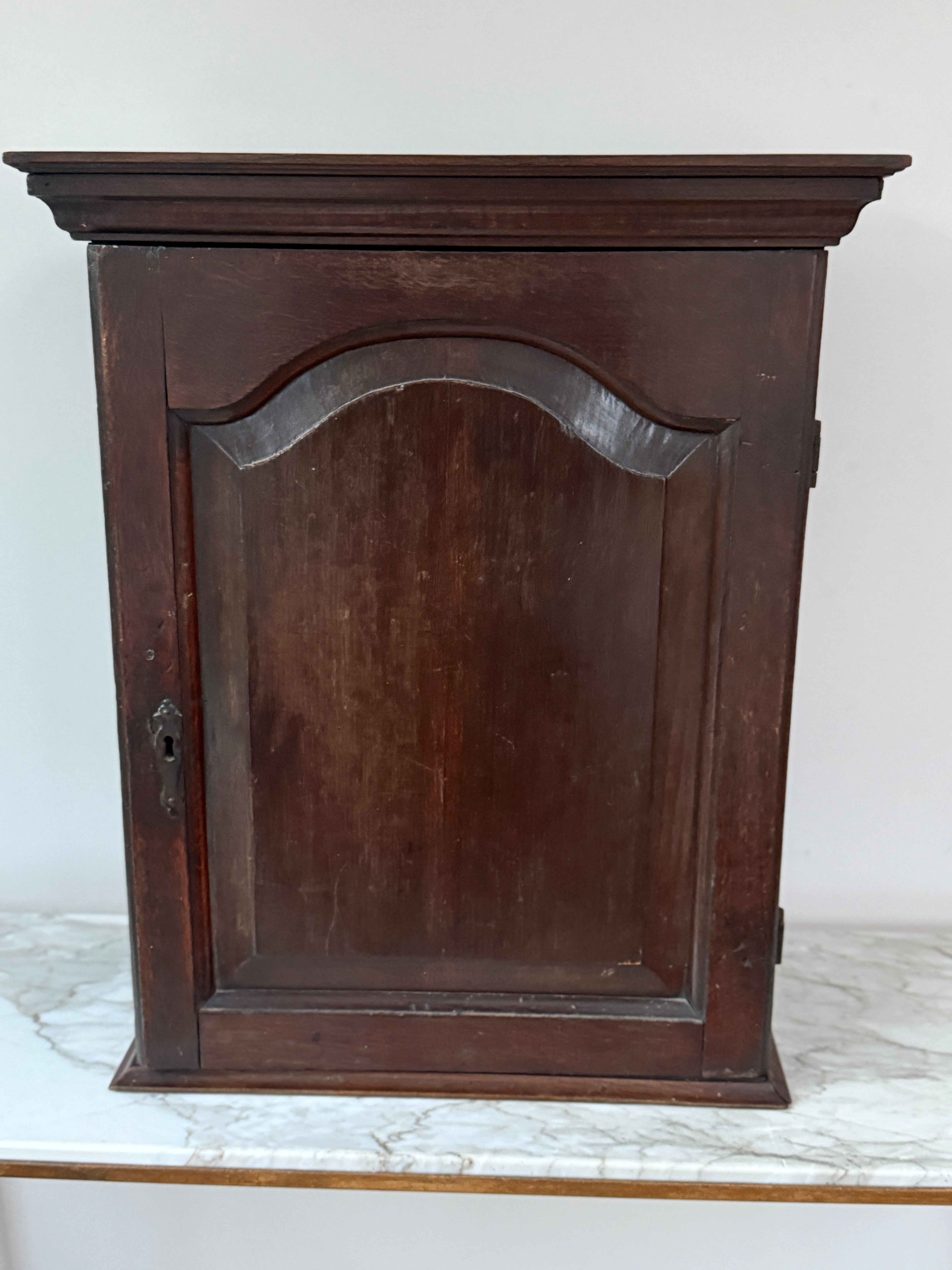 18th Century English Oak Spice Cupboard