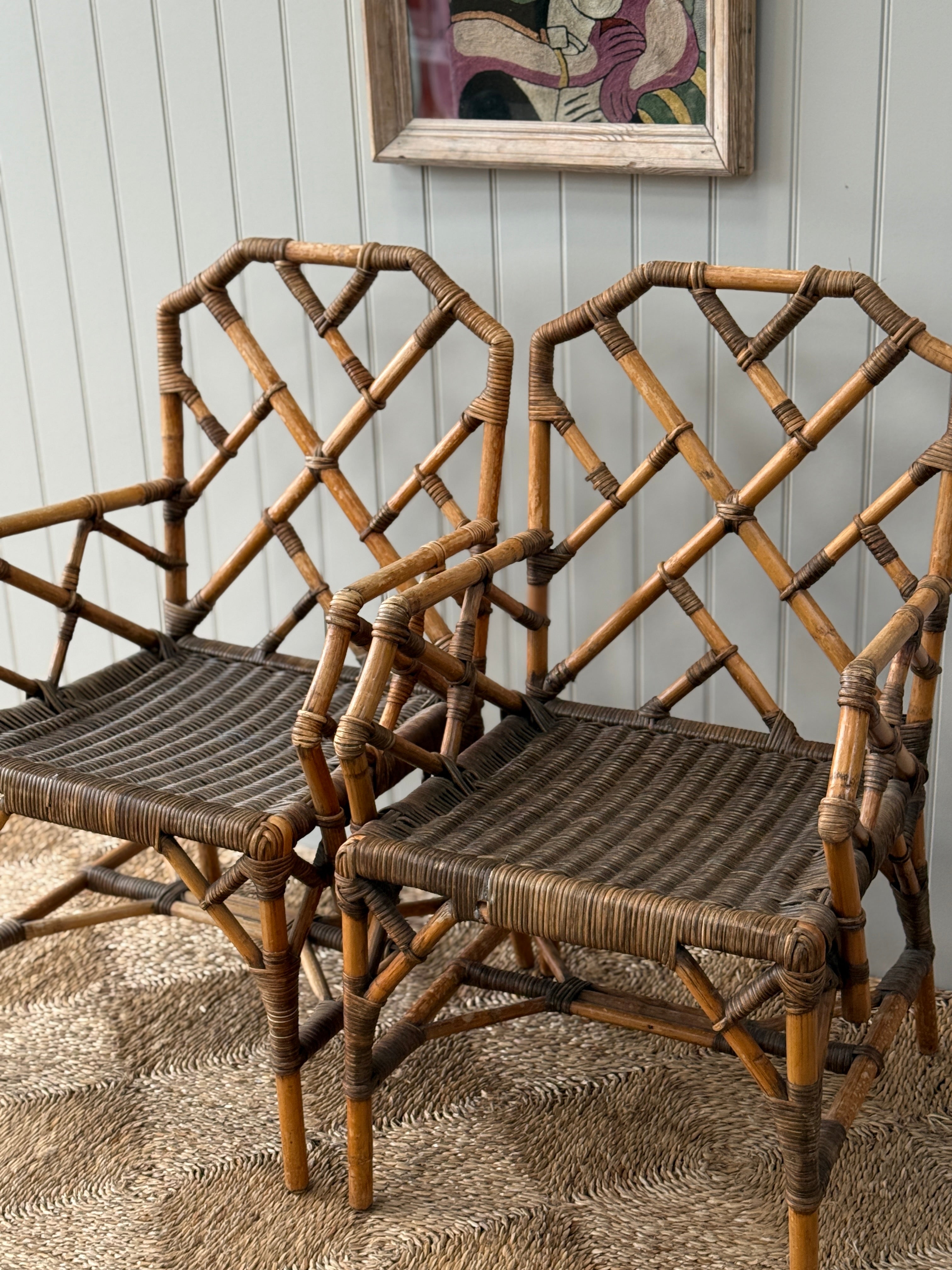 Pair of Chippendale Style Chairs