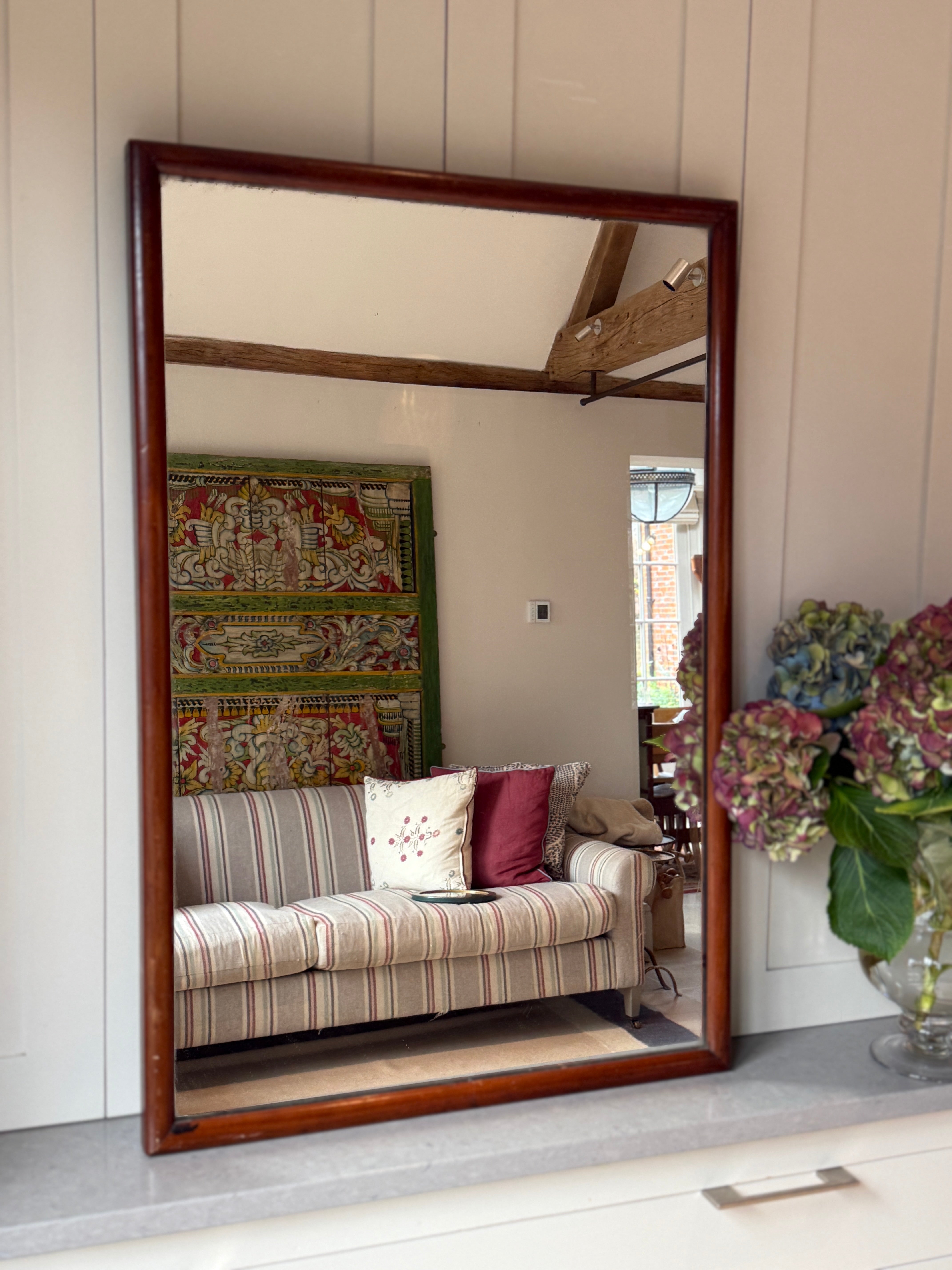 Large Mahogany Mirror