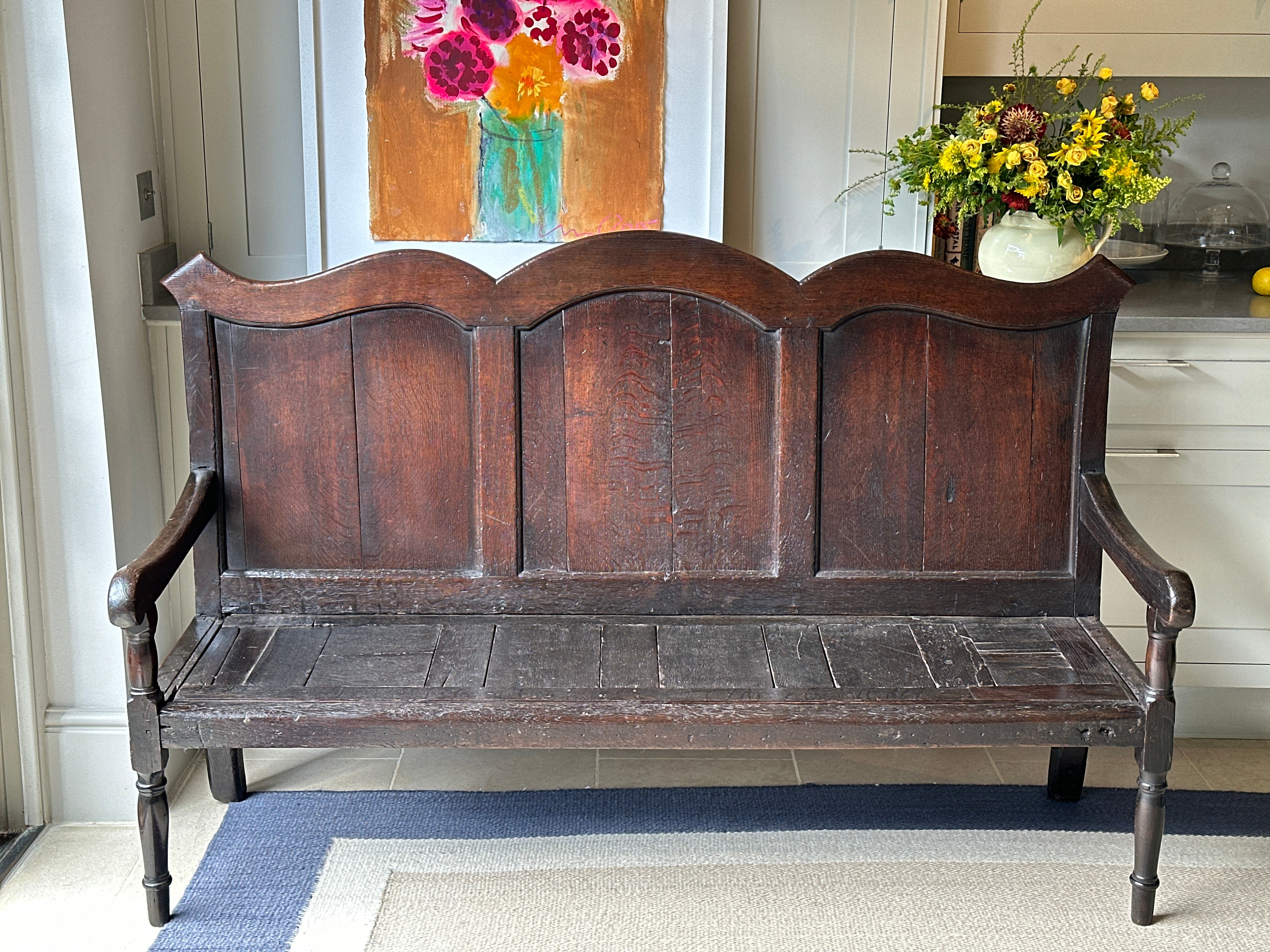 Late C17th Oak Bench/Settle