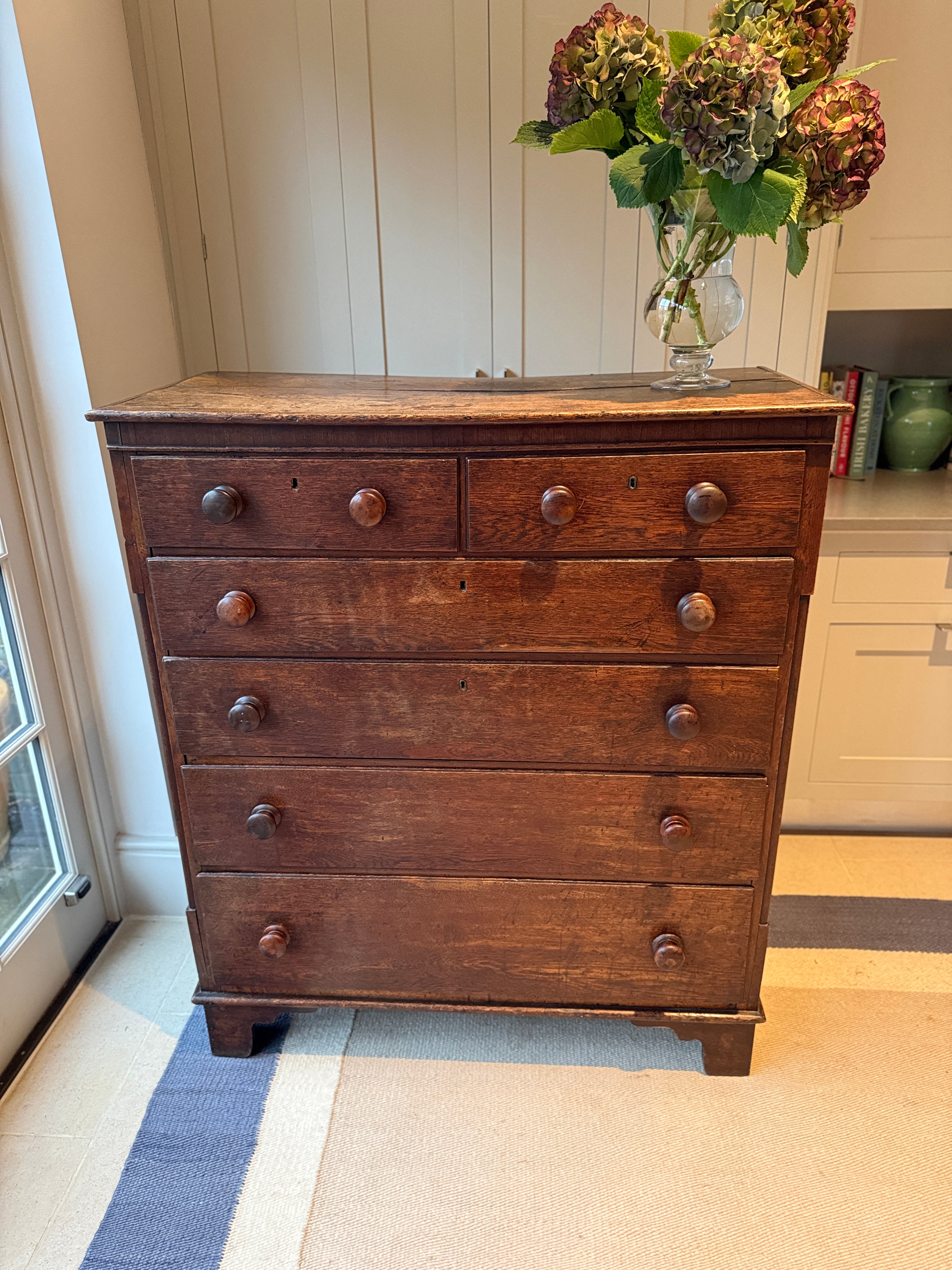 Very Large Oak Chest of Drawers