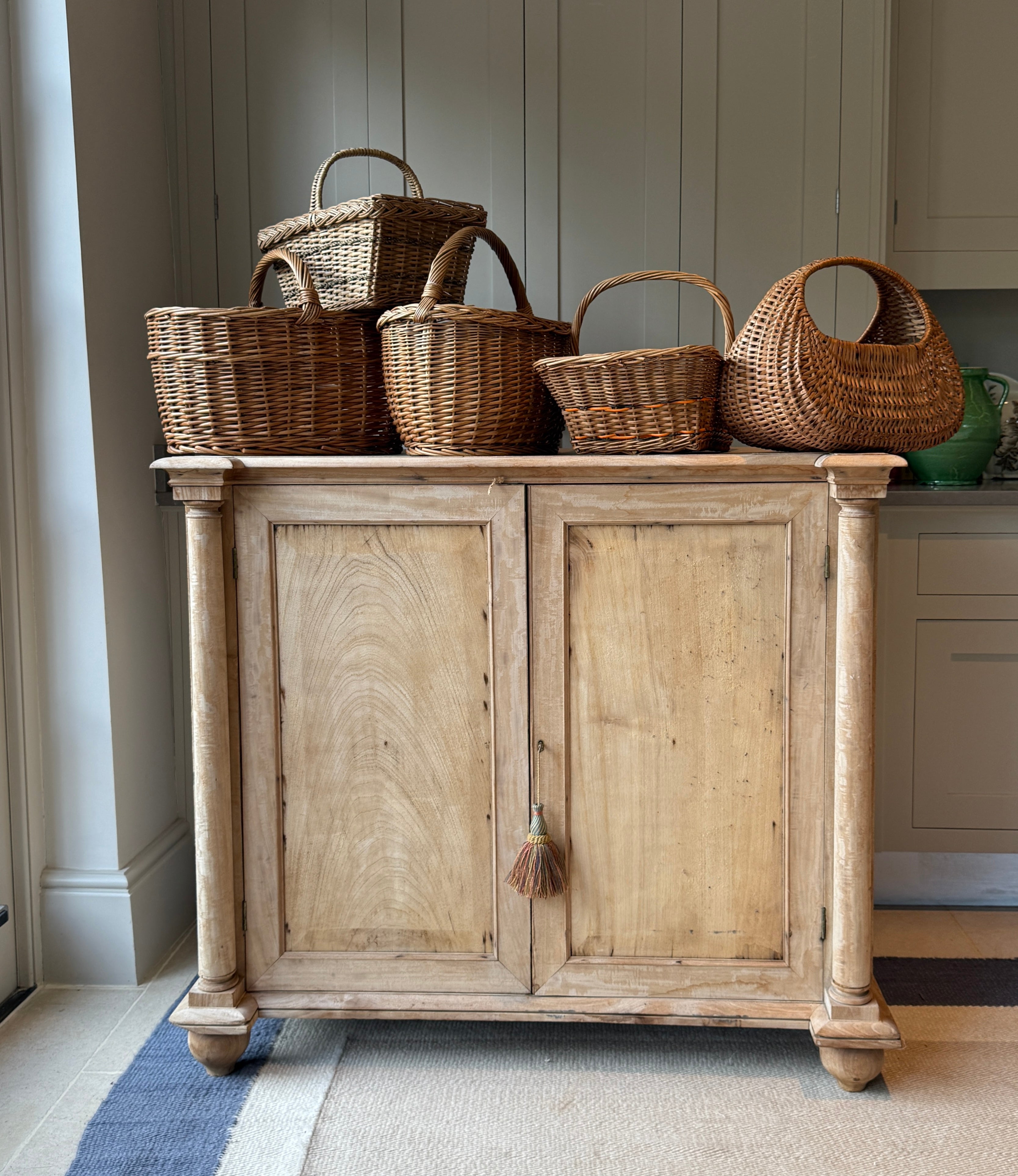Rustic Bleached Mahogany Buffet
