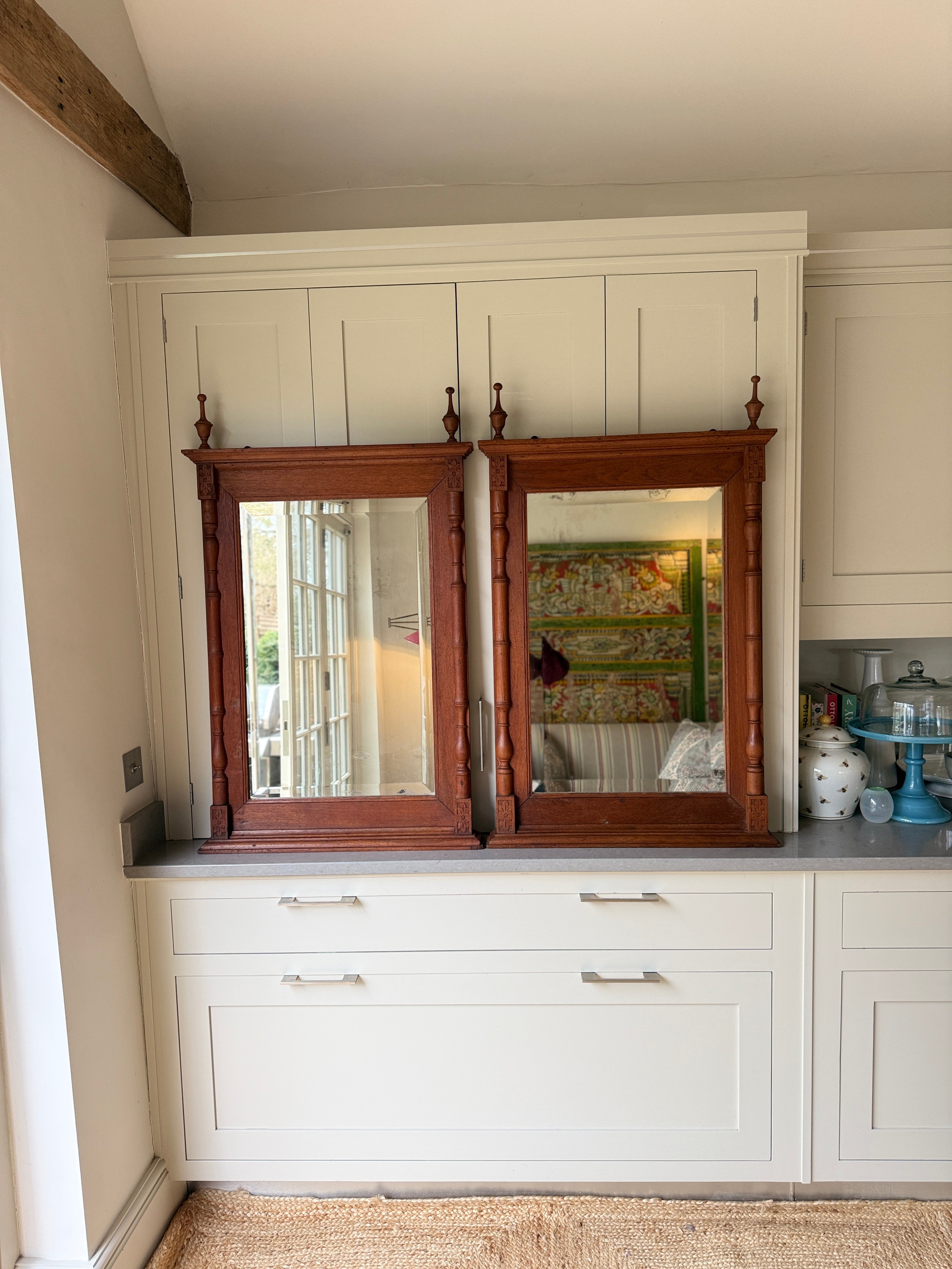 Pair of French Antique Mirrors