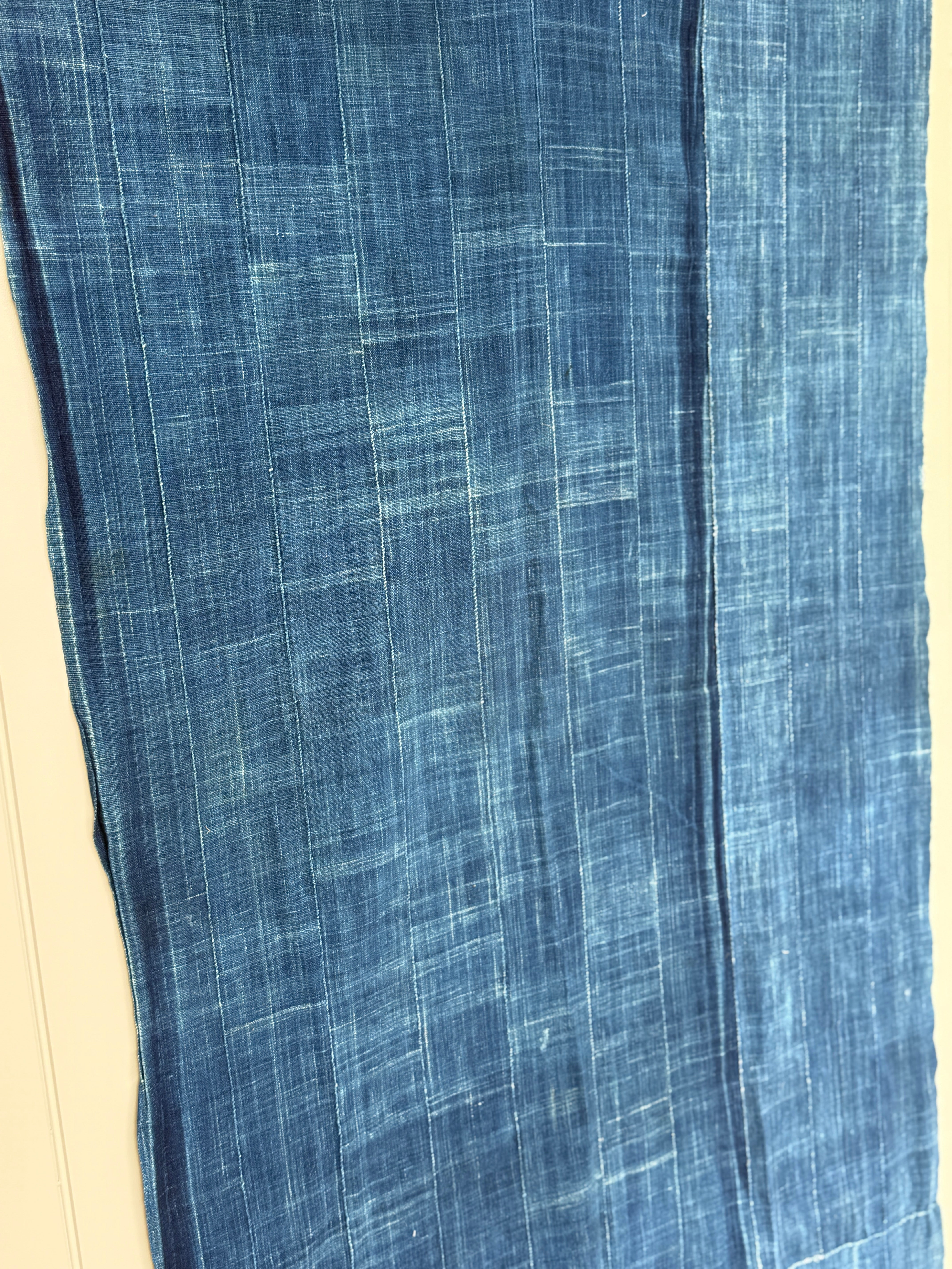 Dark Blue Vintage Textile from Burkina Faso