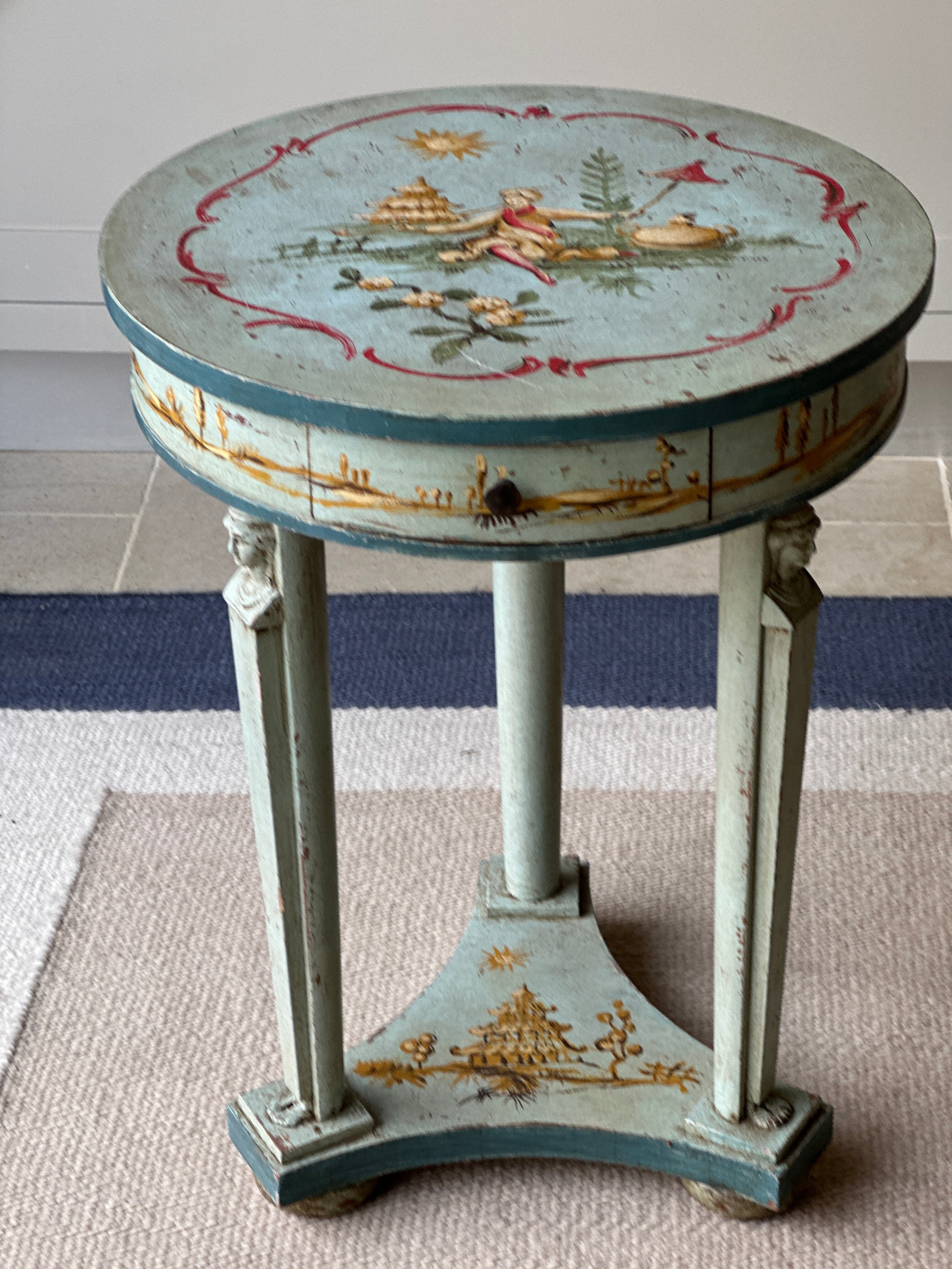 Small Painted French Gueridon