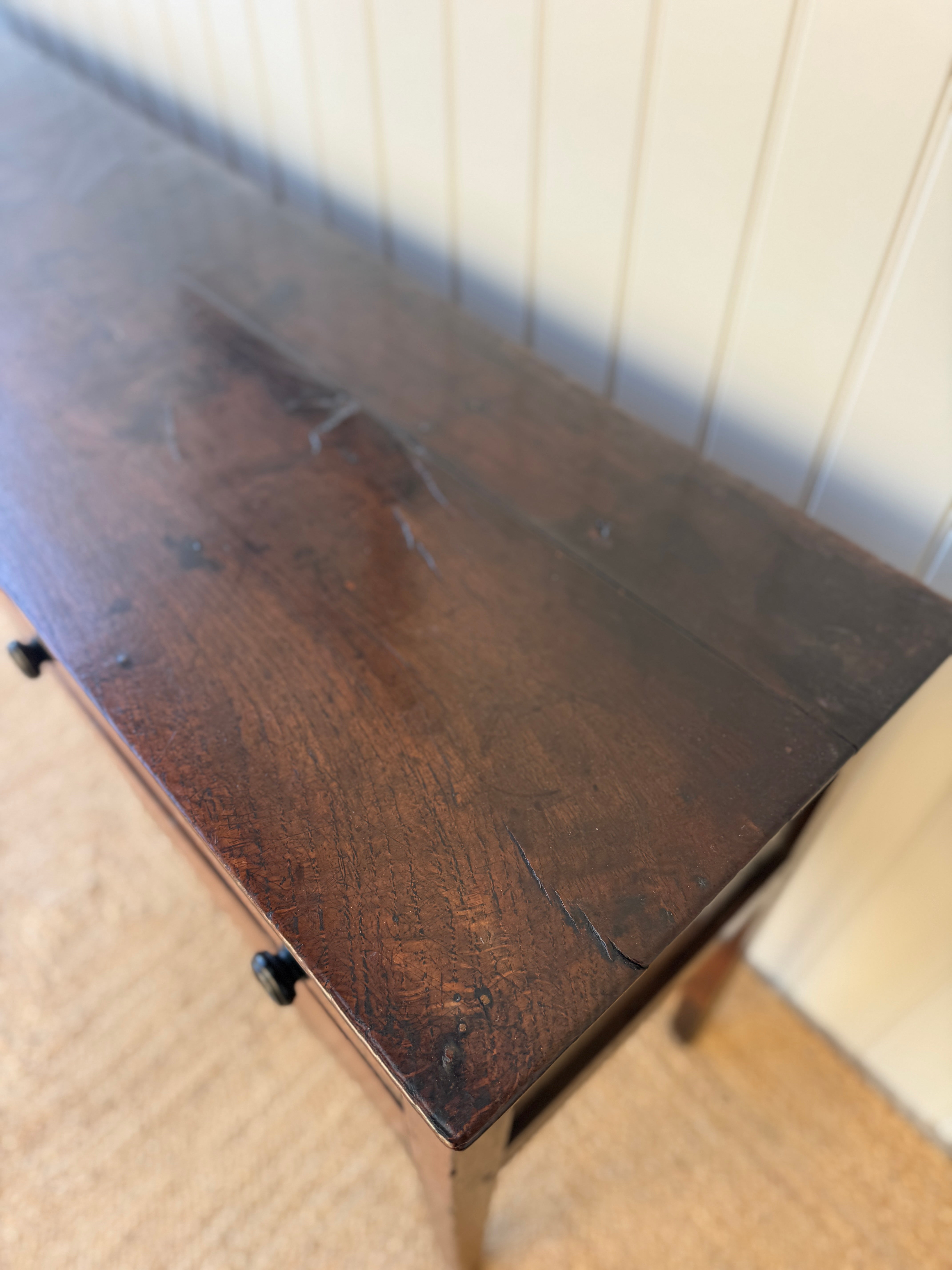George III Oak Dresser Base, Circa 1780-1800