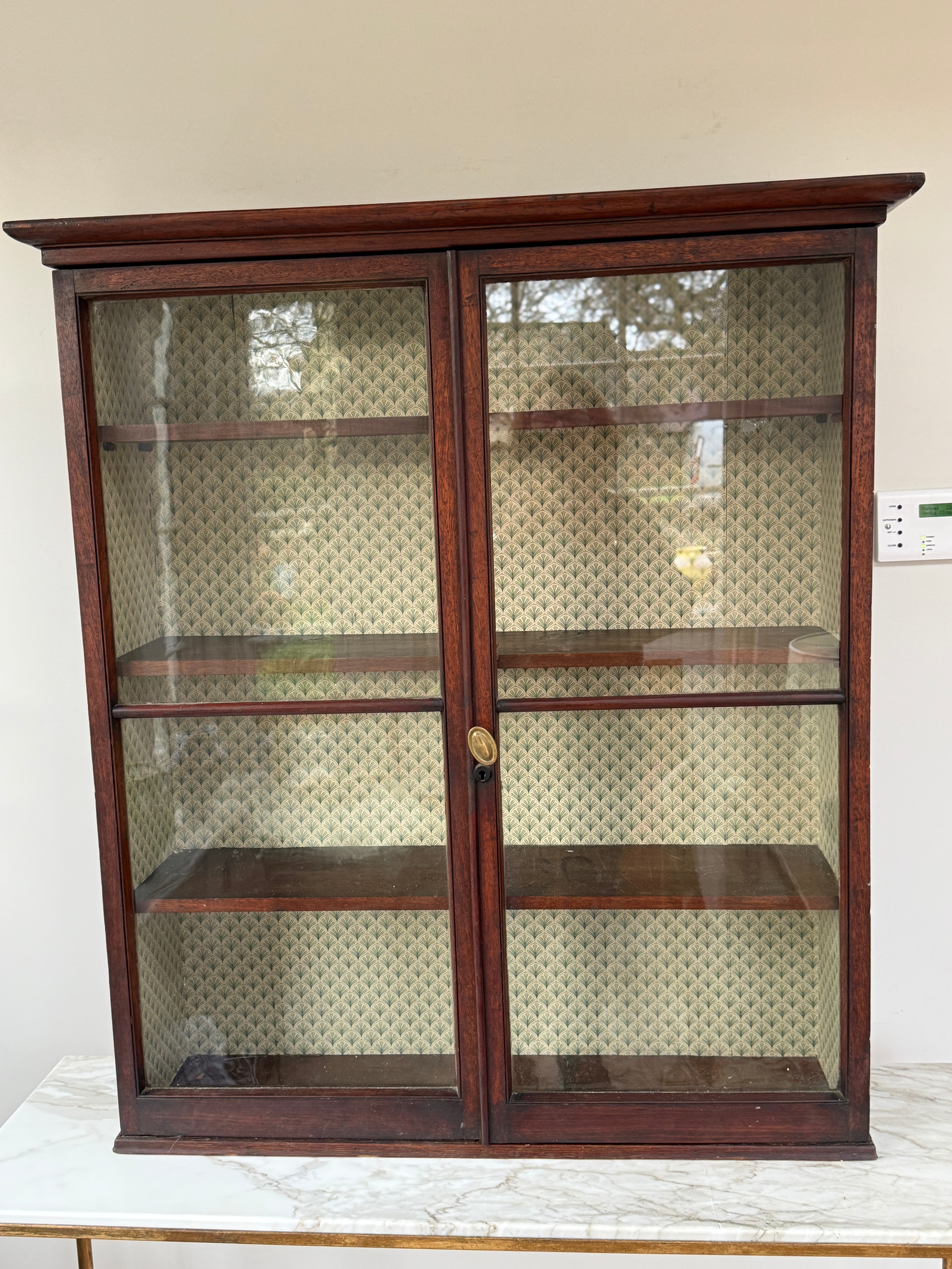 Small Glazed Wall Cabinet