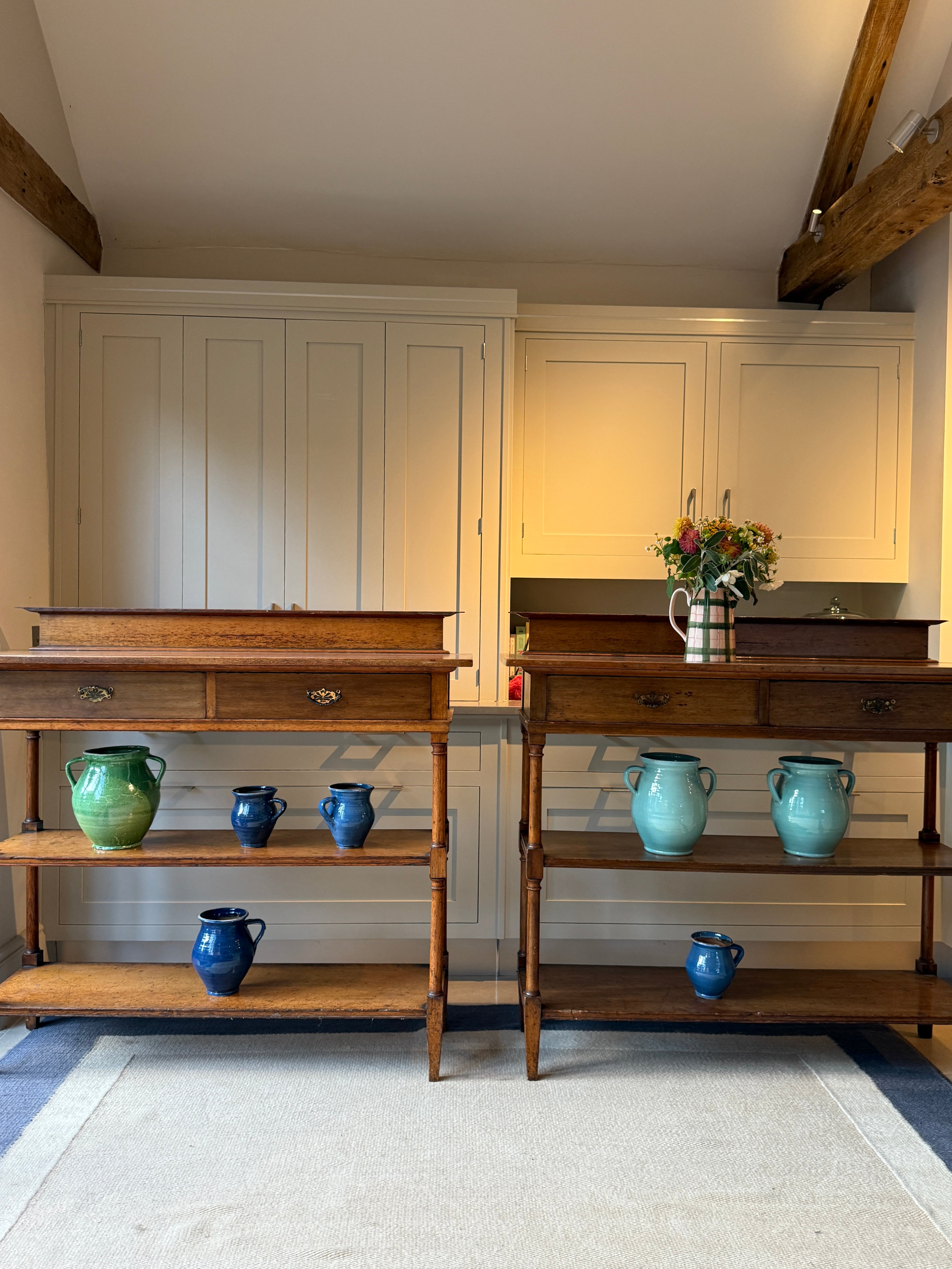 Pair of 19th Century Oak Buffets