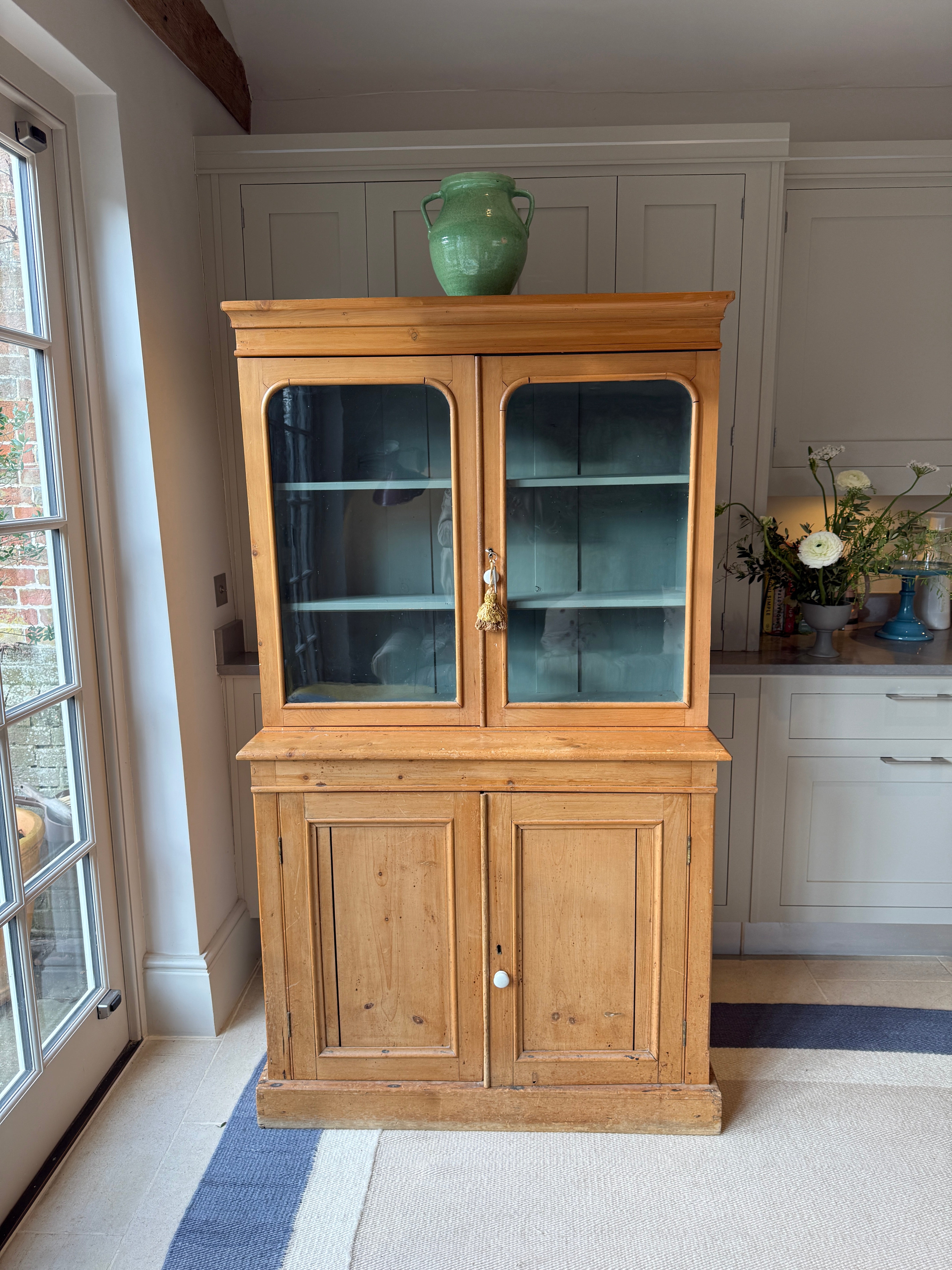19th Century Glazed Pine Dresser