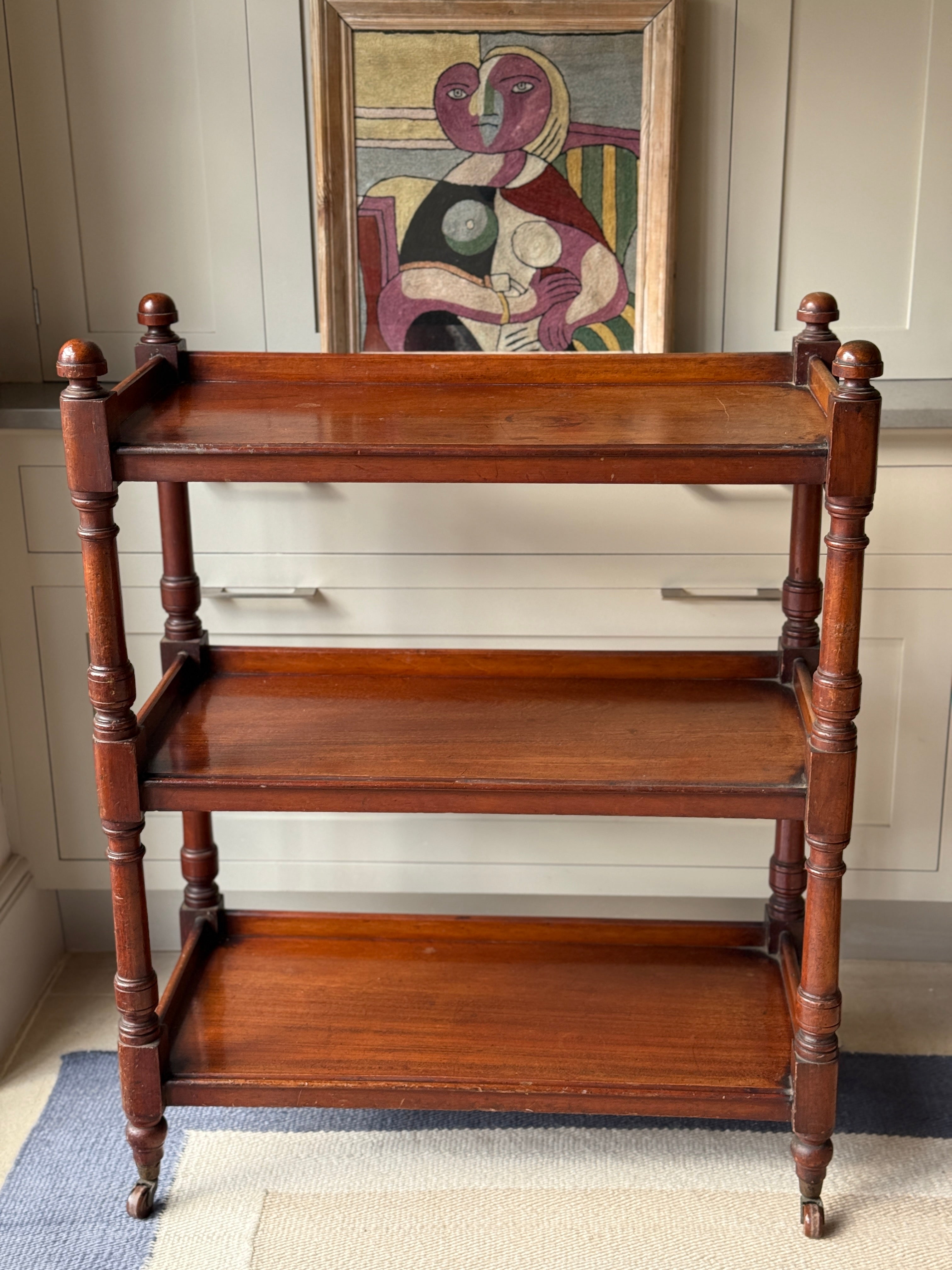 19th Century Mahogany Buffet on Castors