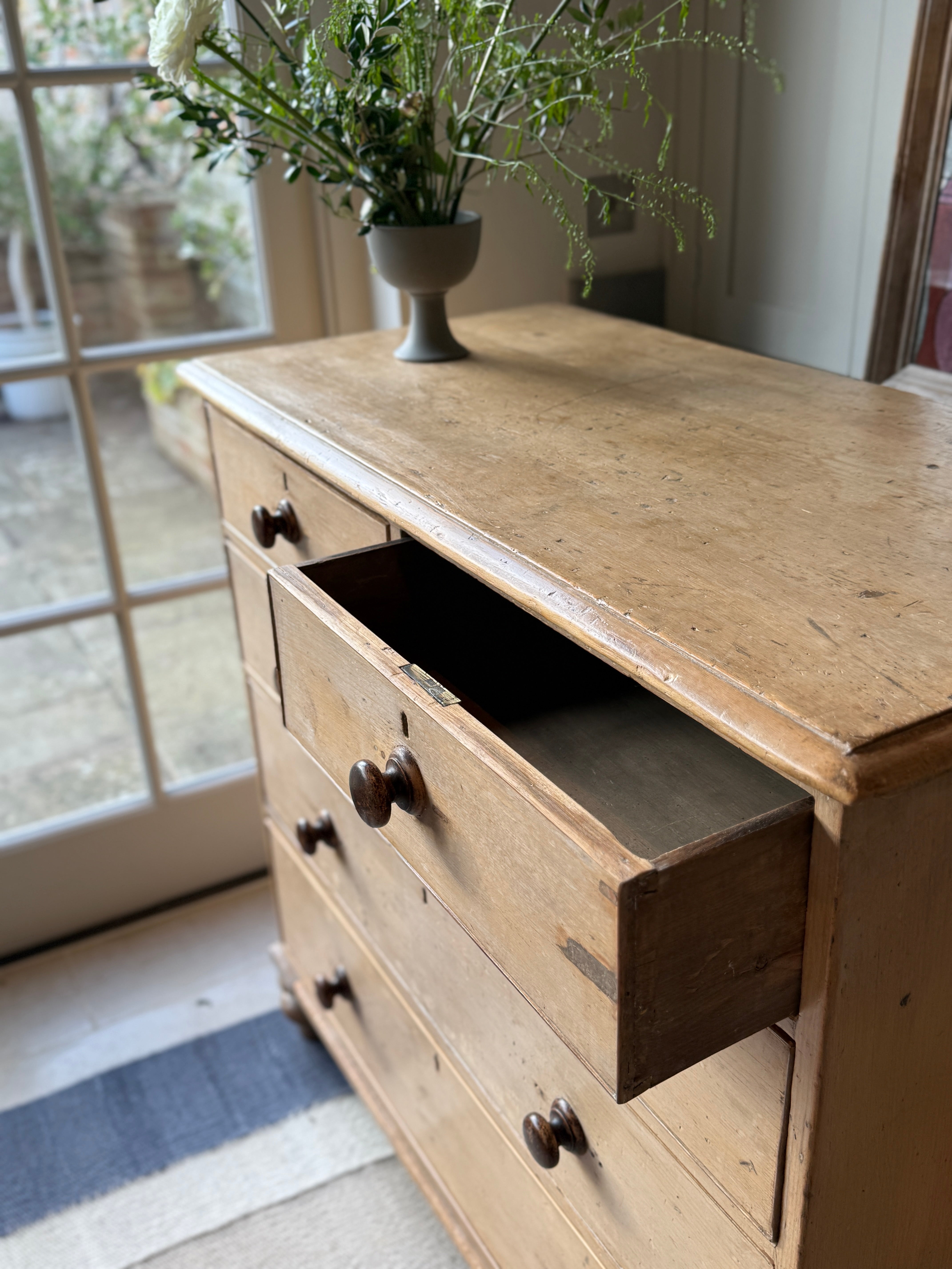 Large 19th Century Pine Chest of Drawers