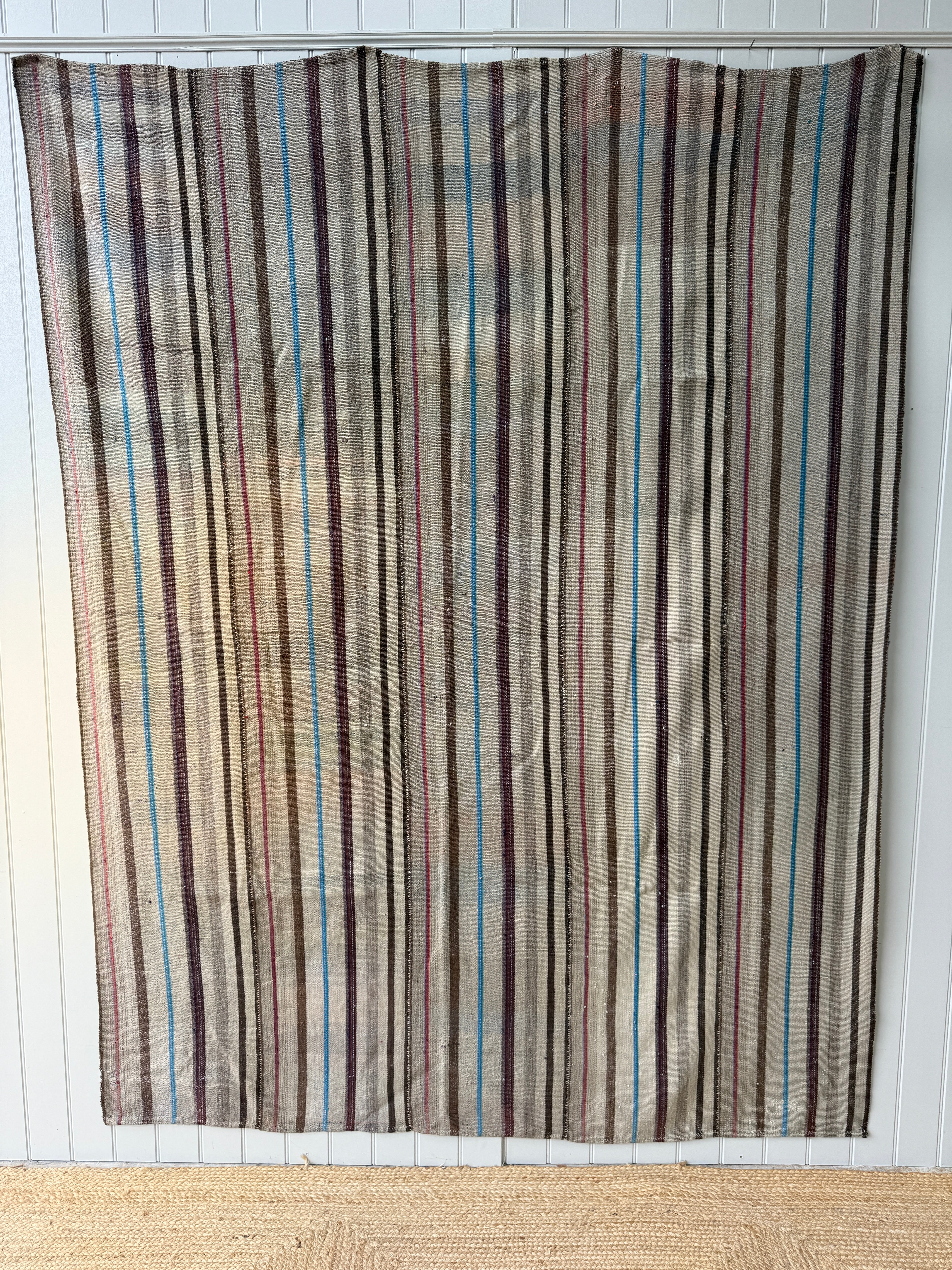Antique Anatolian Jajim Kilim Rug 231 x 180cm