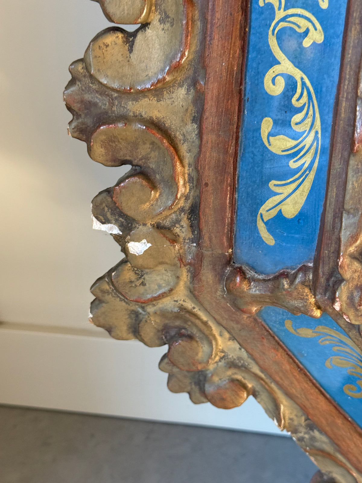 Matched Pair of Octagonal Italianate Mirrors