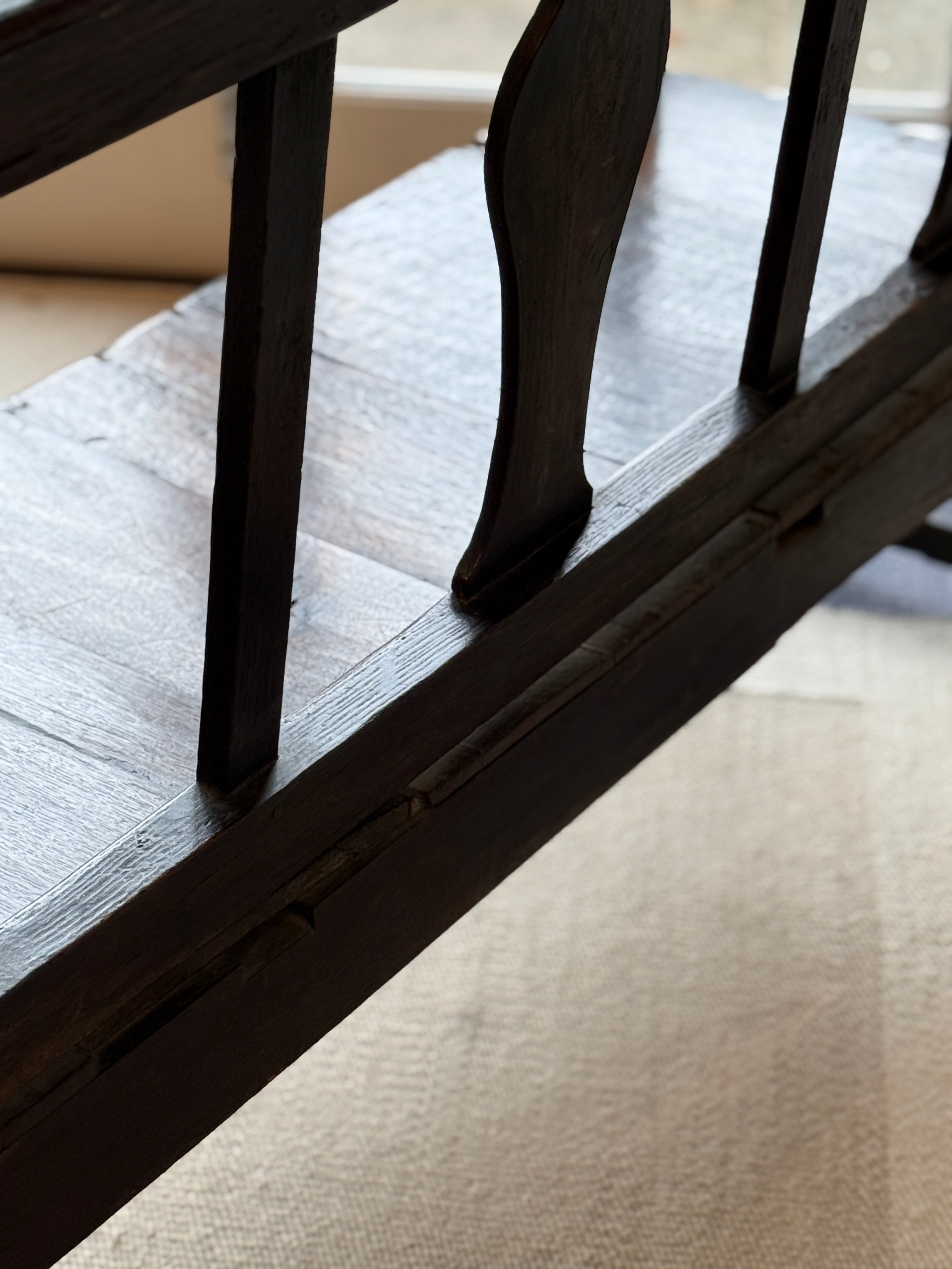 Early 19th Century Oak Bench