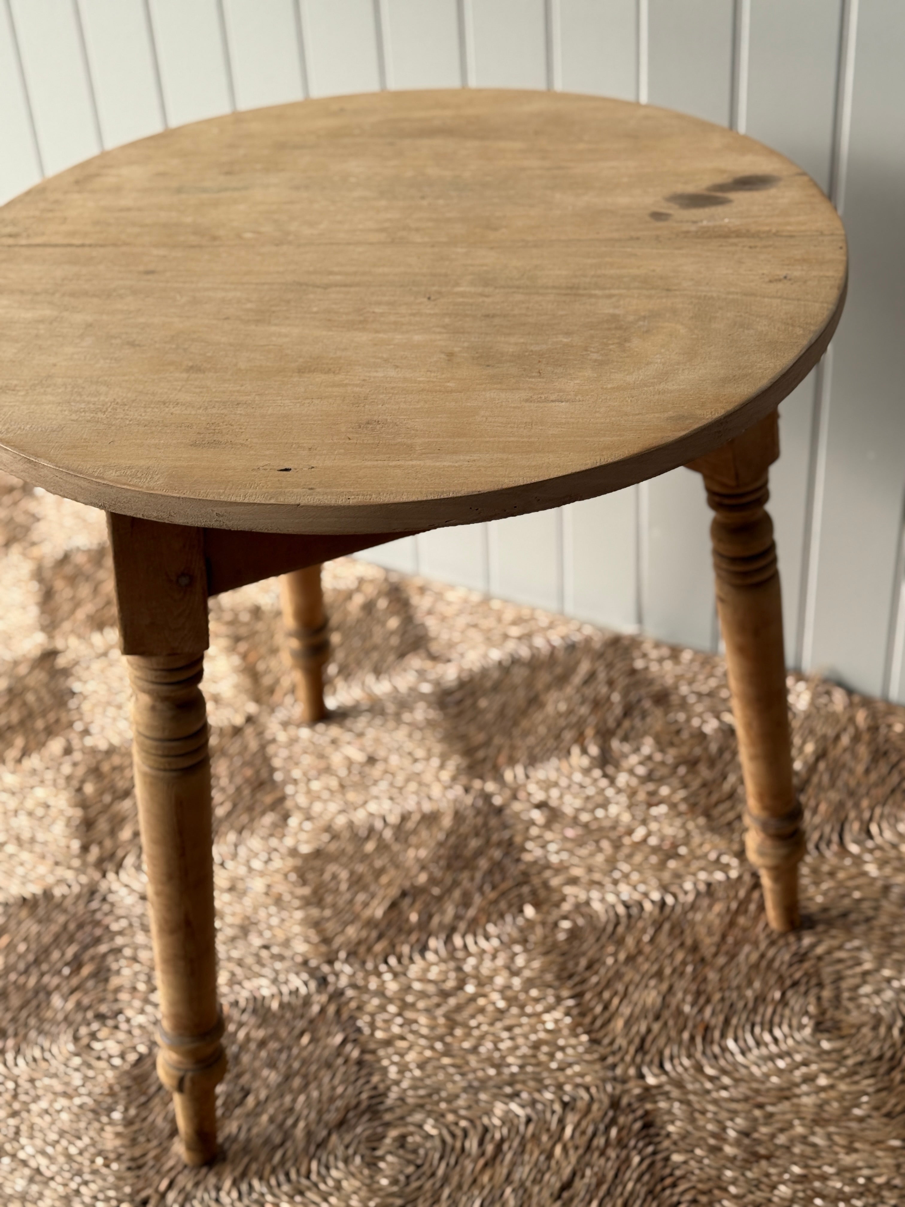 Antique Pine Cricket Table