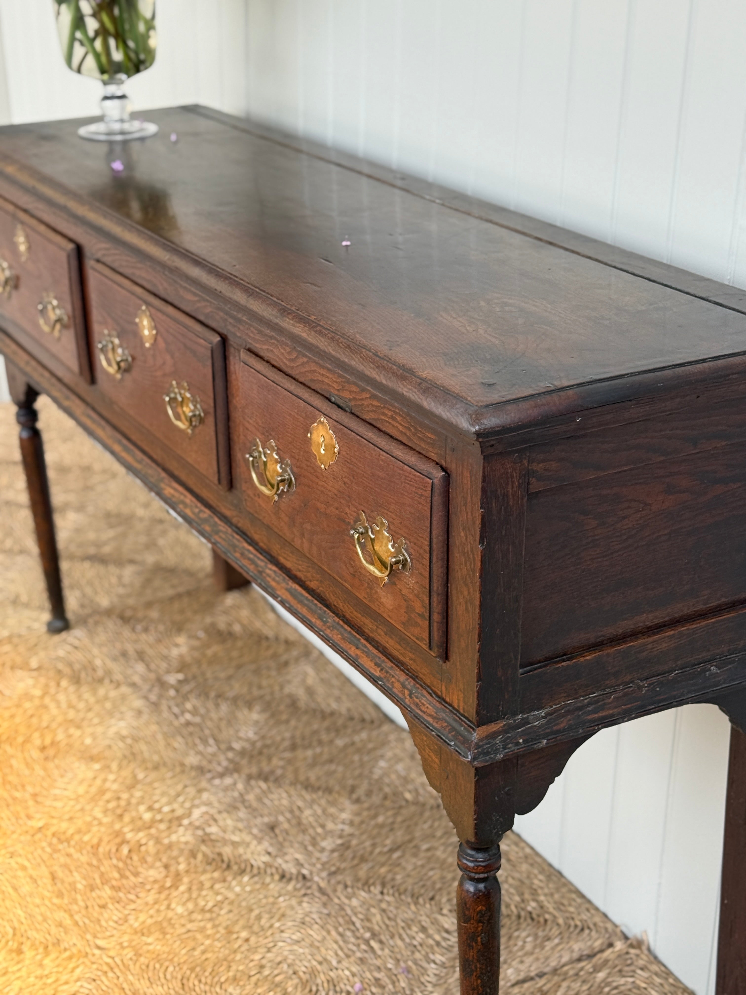 18th Century Oak Dresser Base