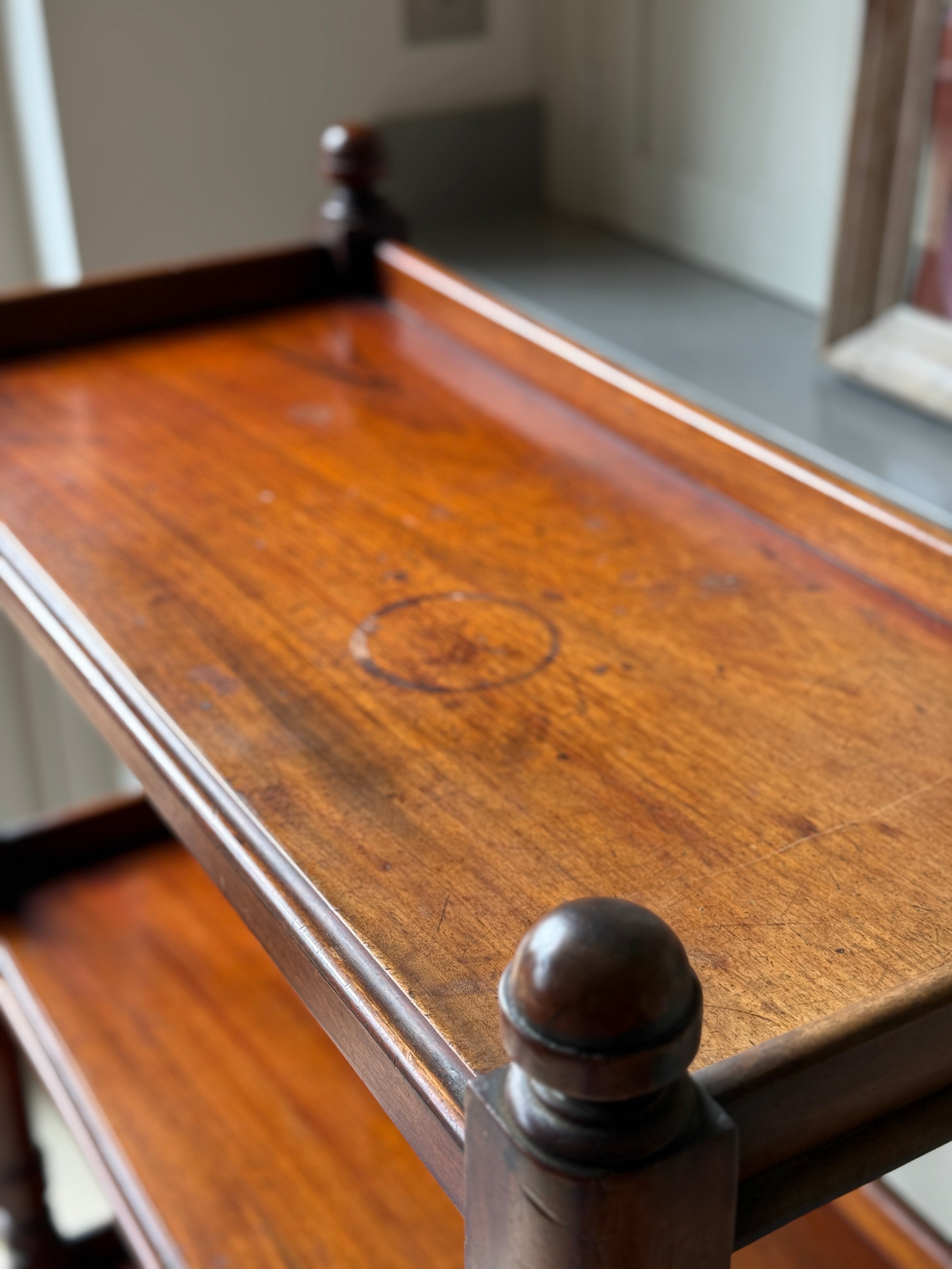19th Century Mahogany Buffet on Castors