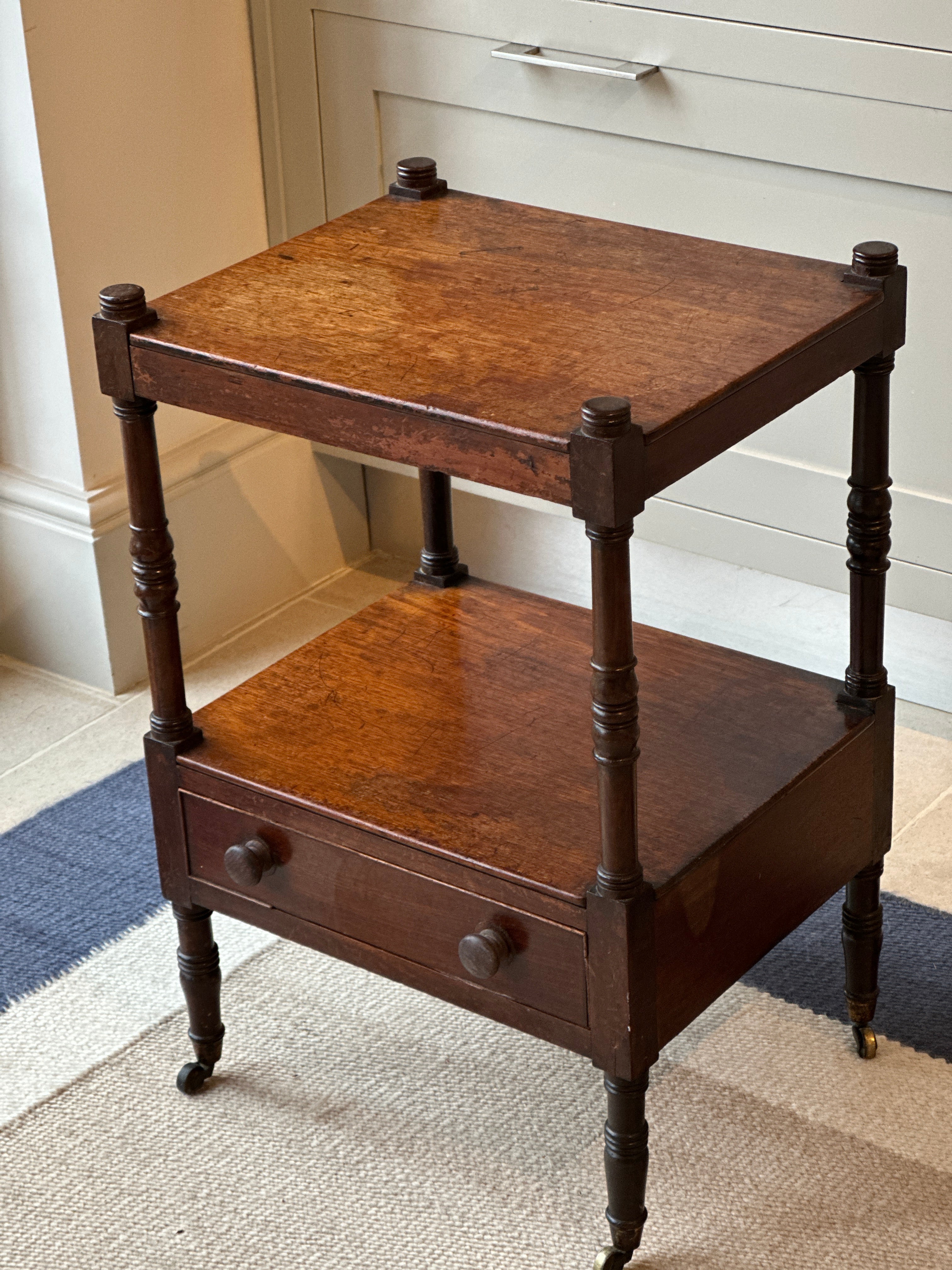 Small Charming Tiered Bedside Table