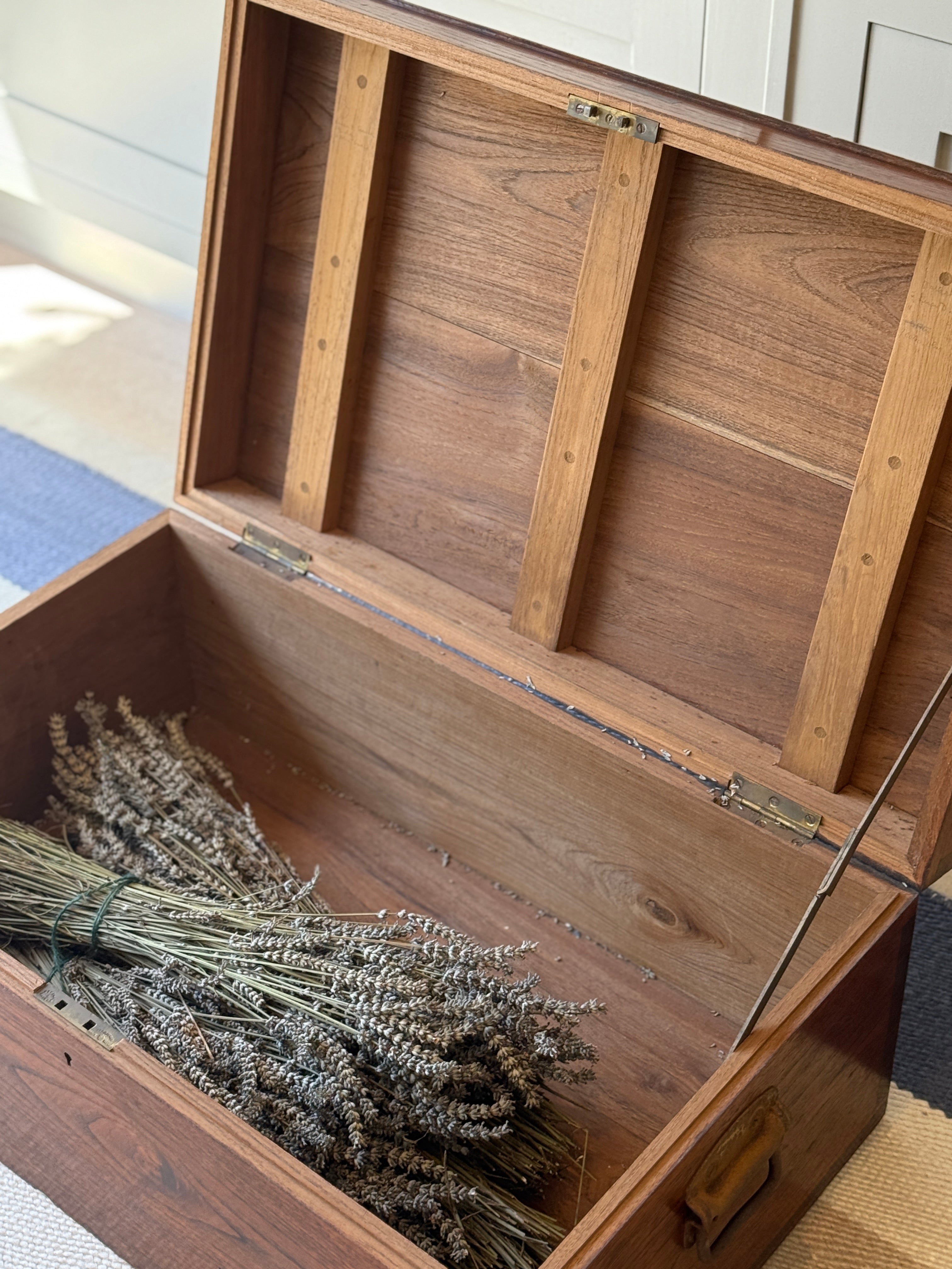 Small Teak Trunk with Great History