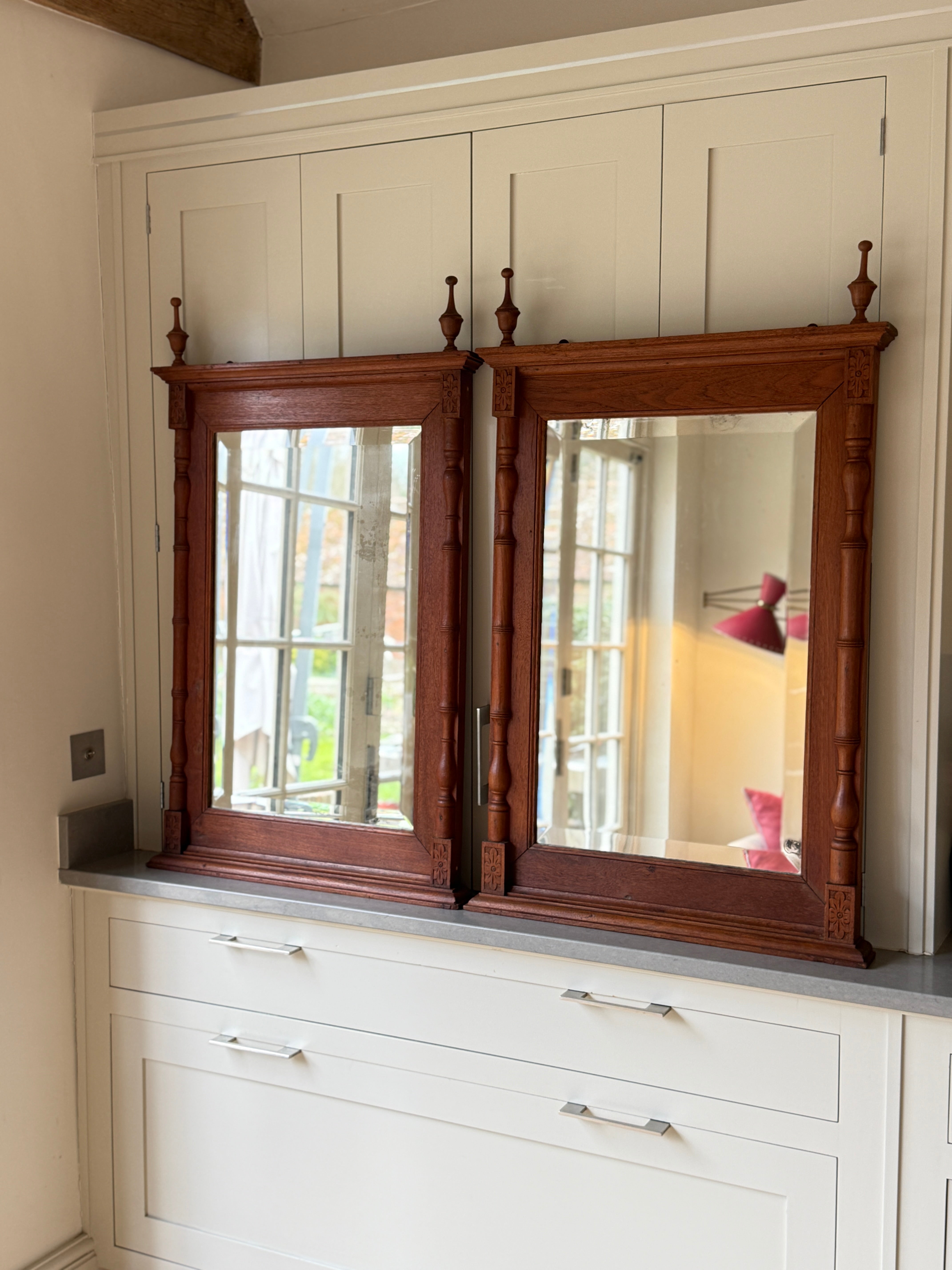 Pair of French Antique Mirrors