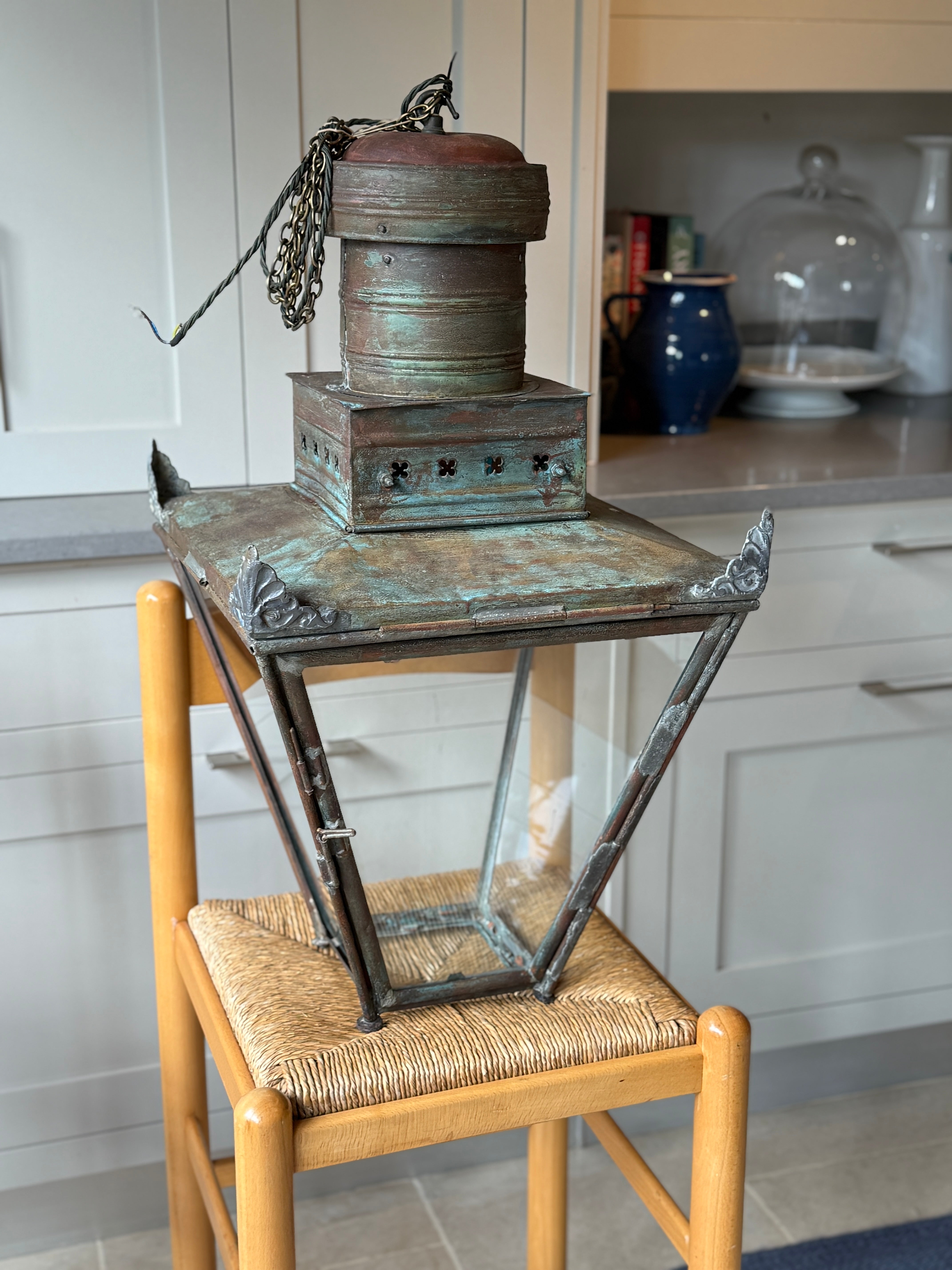 Large Copper Lantern