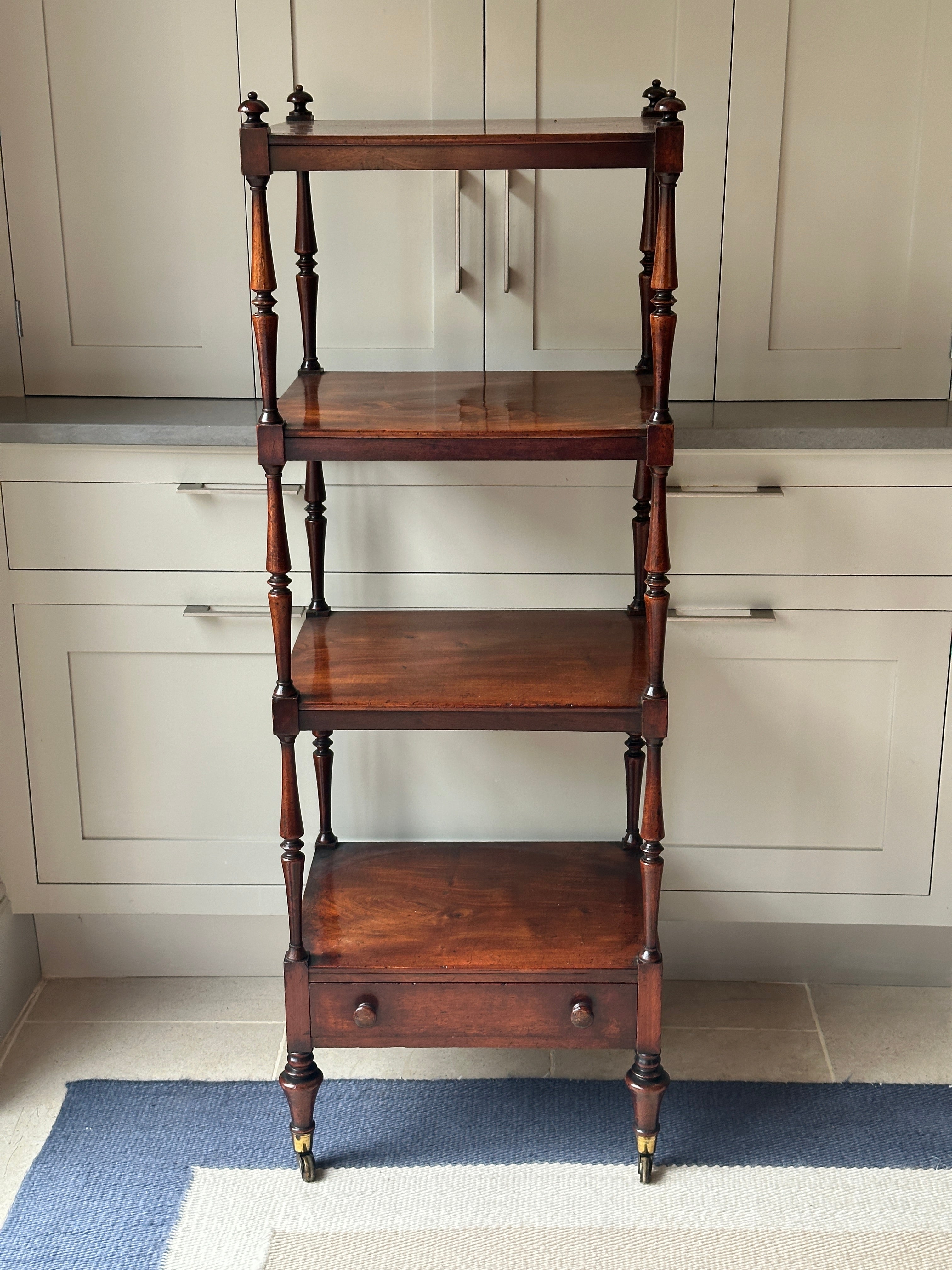 Perfect 4 Tiered Mahogany Whatnot