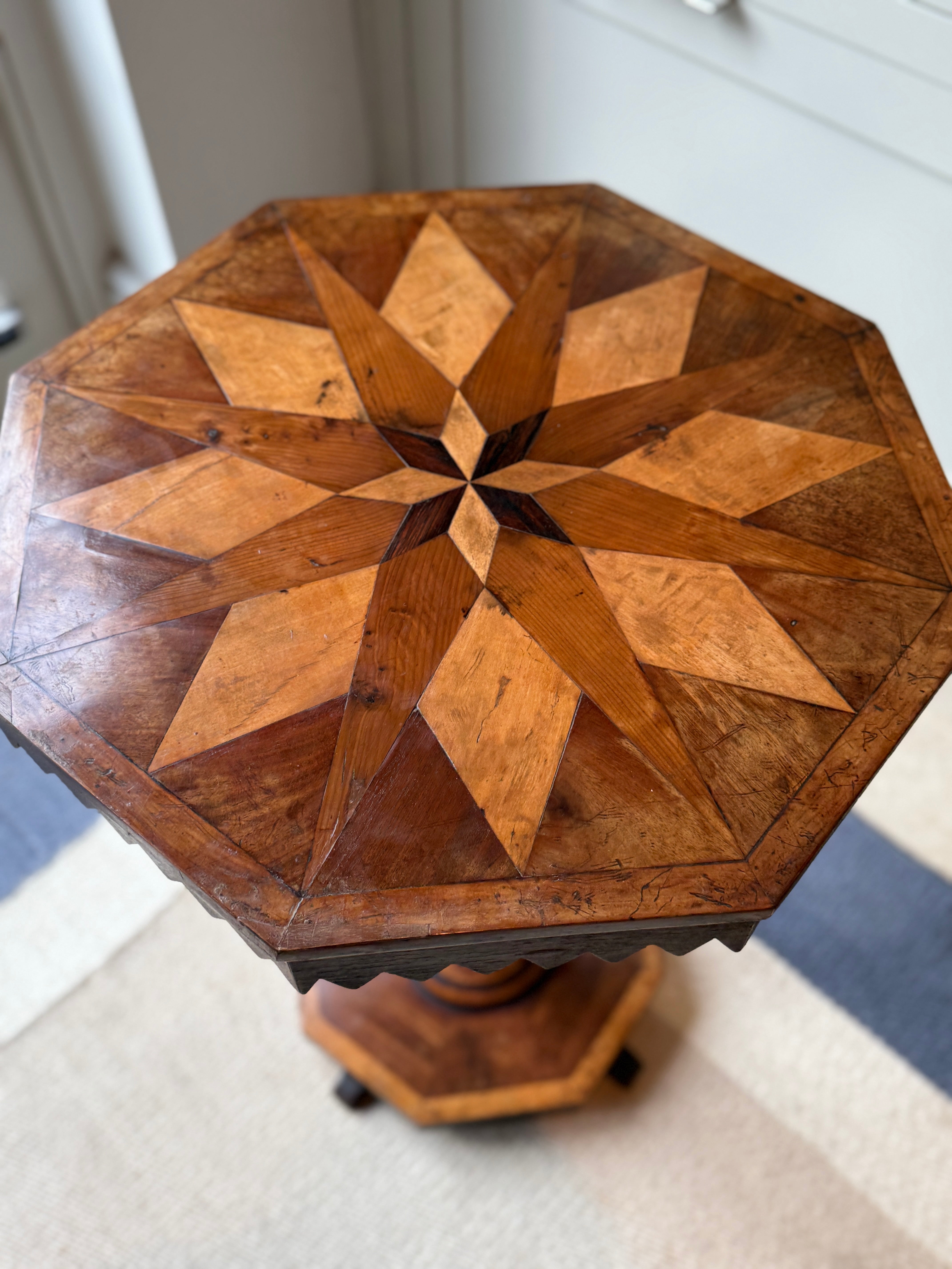 Specimen Top Octagonal Table