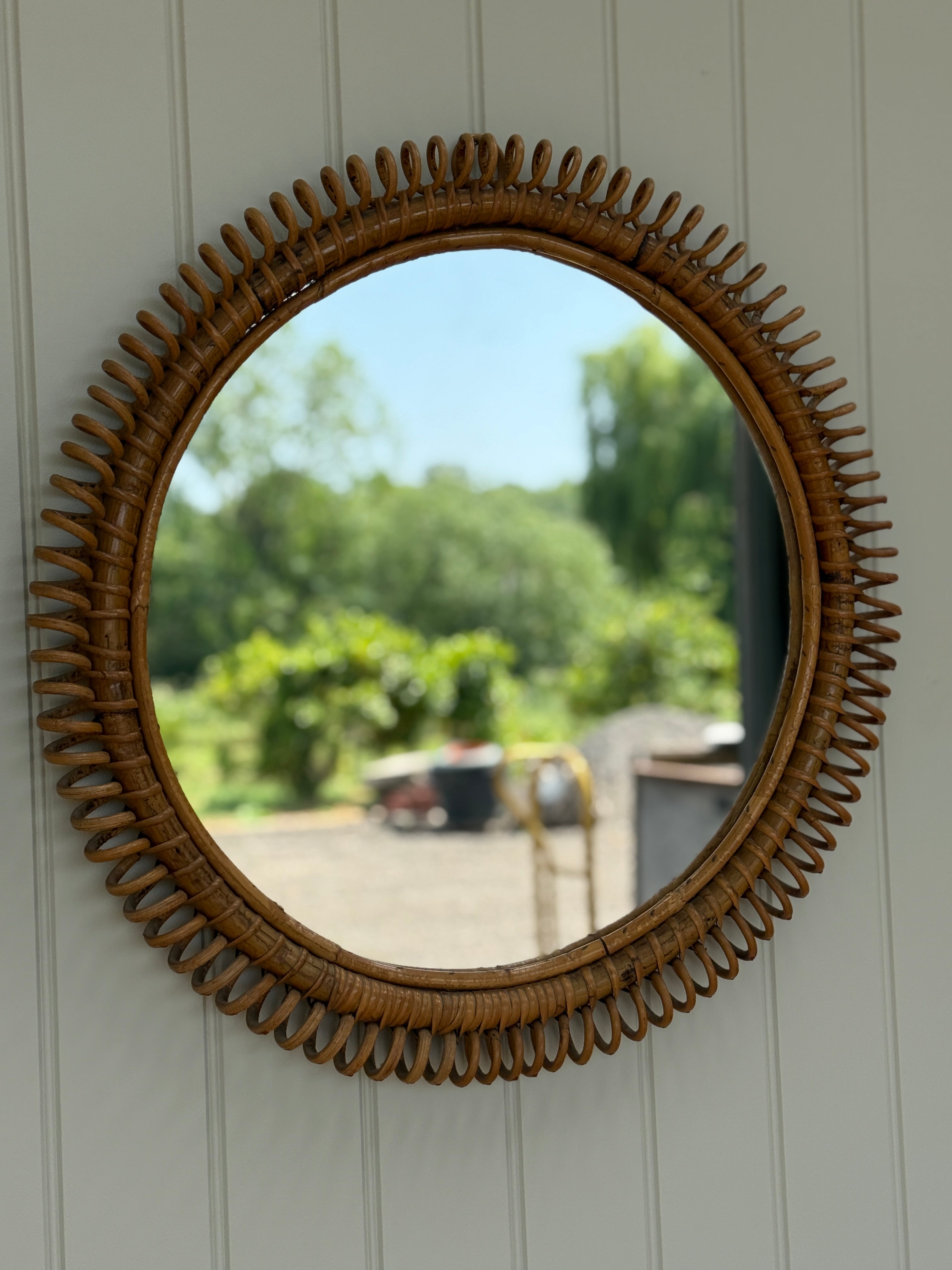 Bonacina Round Spiral Mirror