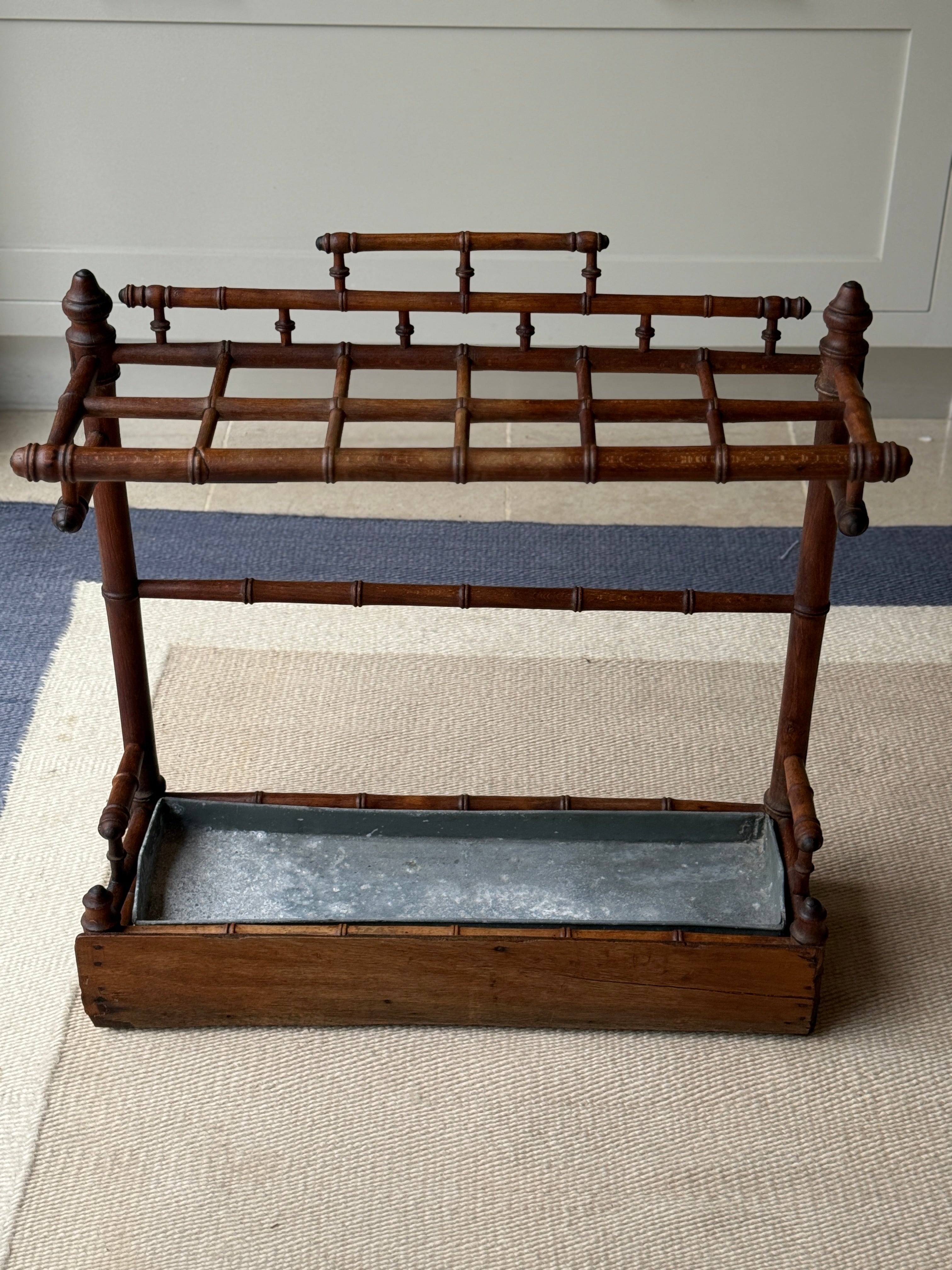 French Faux Bamboo Stick Stand